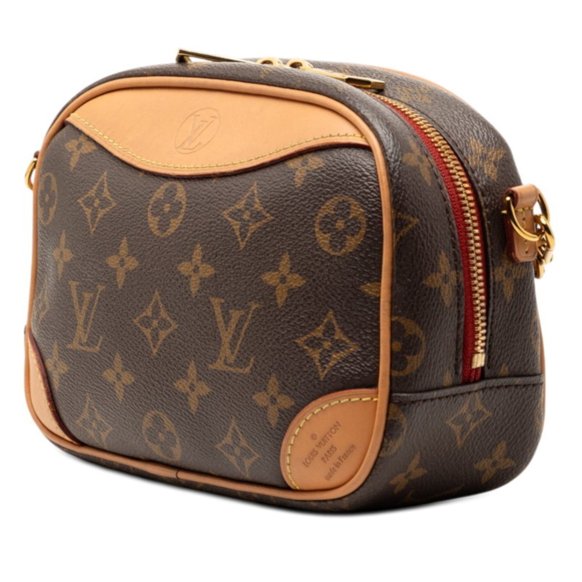 Louis Vuitton Louis Vuitton Monogram Deauville MINI Crossbody Shoulder Bag Pochette M45528 Brown Leather Women's LOUIS VUITTON Size ONE SIZE - 2 Thumbnail