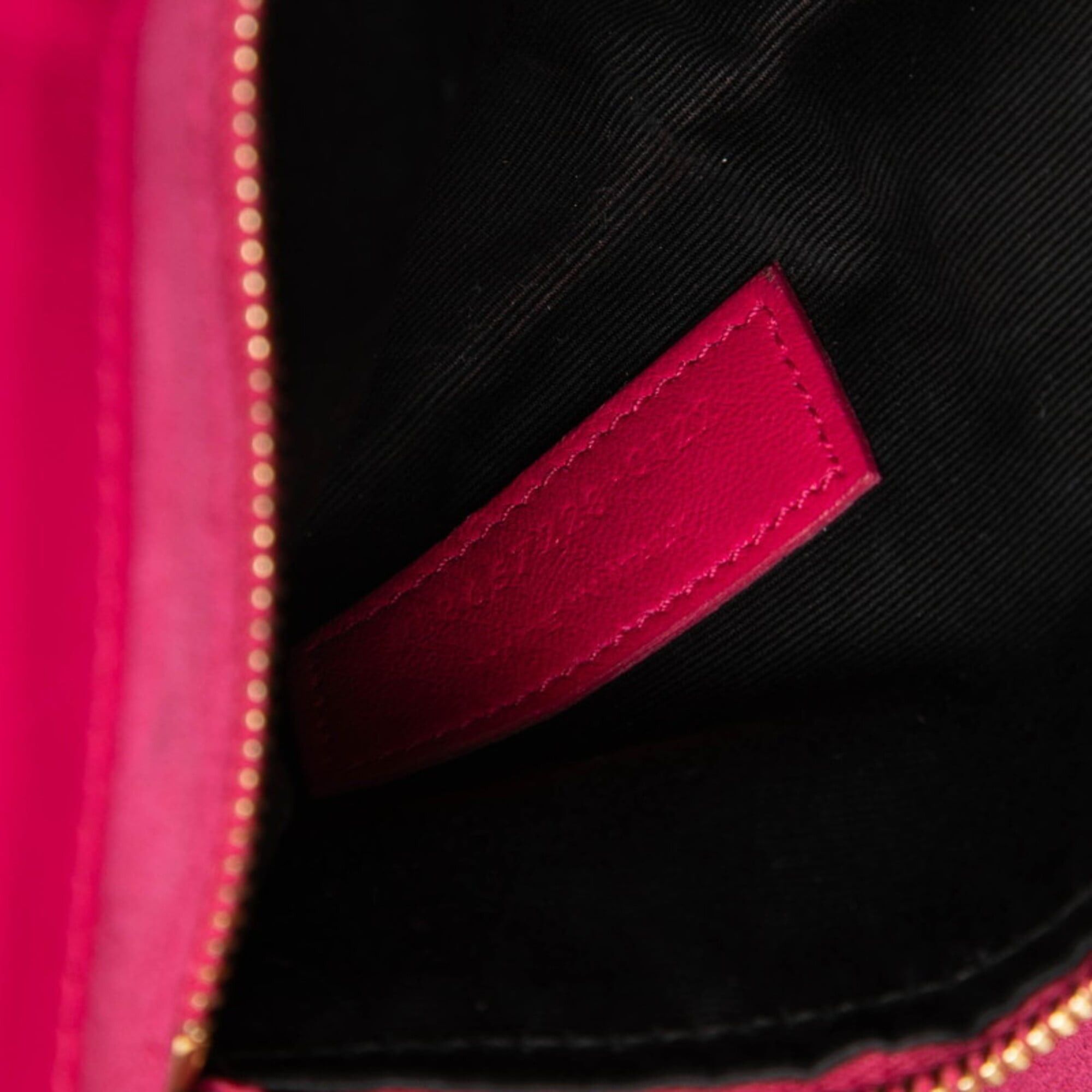 Saint Laurent Paris Saint Laurent Hobo Handbag Shoulder Bag Pink Leather Women's SAINT LAURENT Size ONE SIZE - 6 Thumbnail