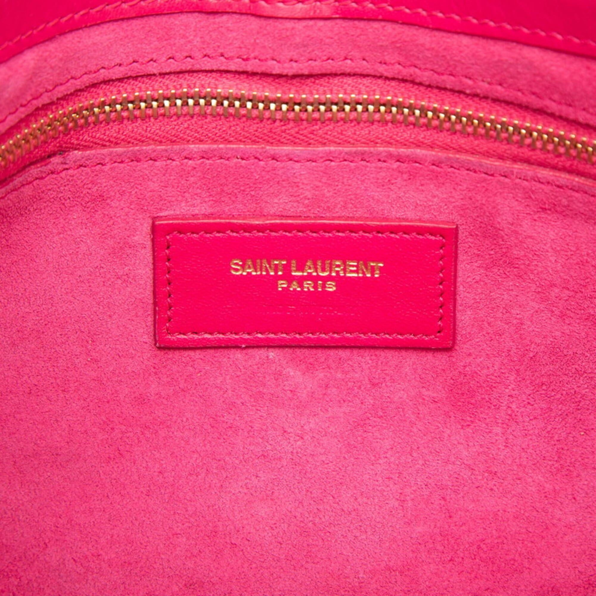Saint Laurent Paris Saint Laurent Hobo Handbag Shoulder Bag Pink Leather Women's SAINT LAURENT Size ONE SIZE - 5 Thumbnail