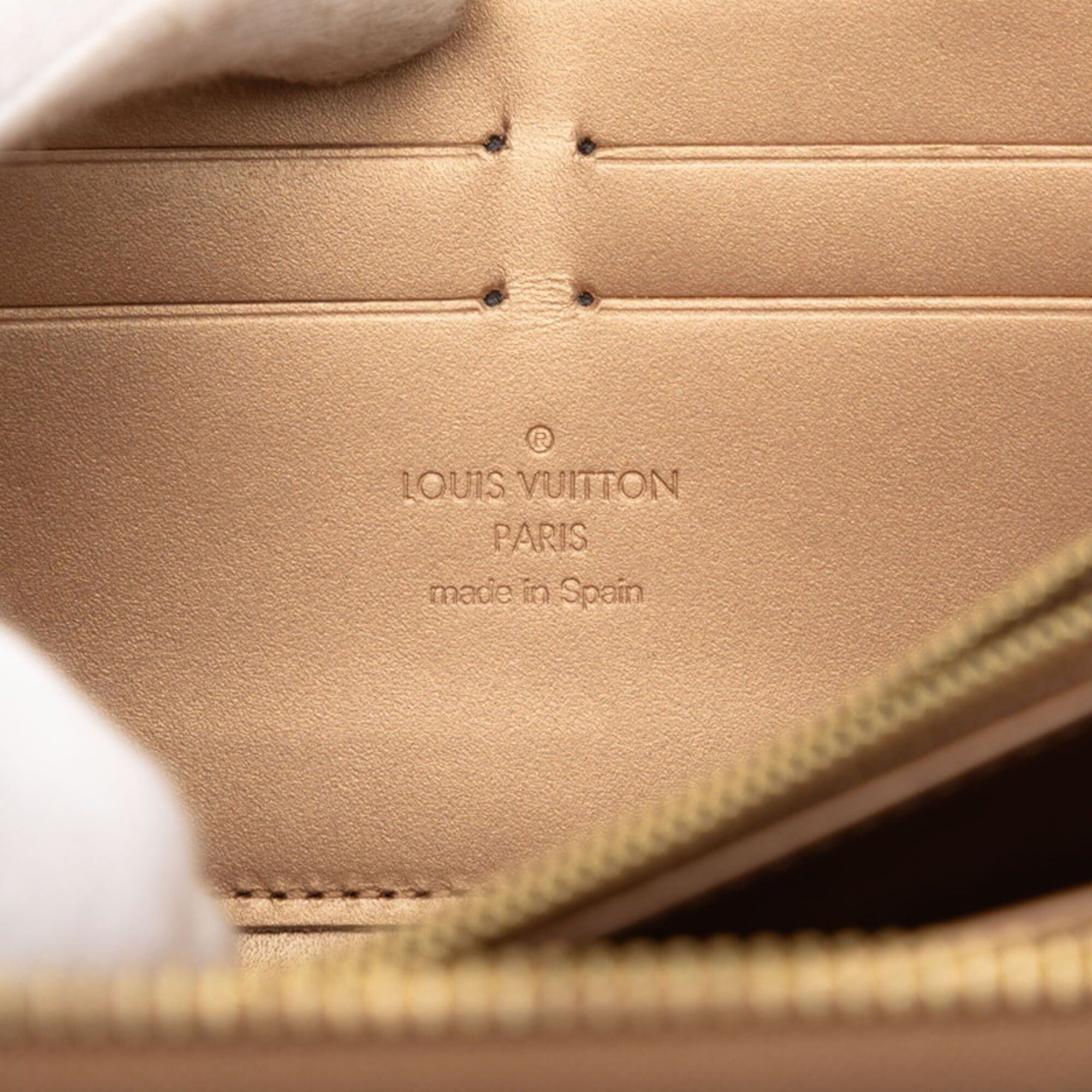 Louis Vuitton Louis Vuitton Monogram Vernis Zippy Wallet Long M61380 Mordre Gold Patent Leather Women's LOUIS VUITTON Size ONE SIZE - 5 Thumbnail