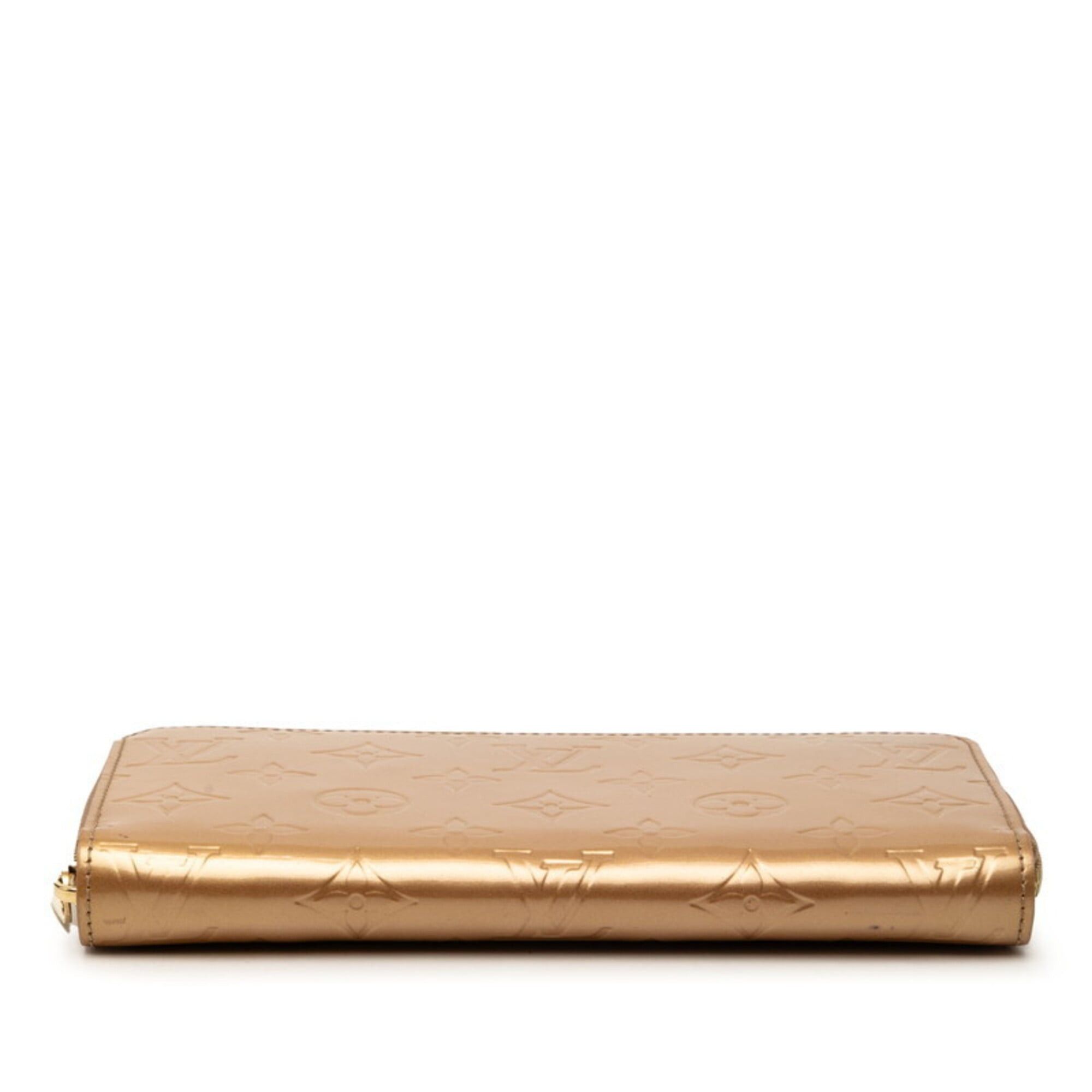 Louis Vuitton Louis Vuitton Monogram Vernis Zippy Wallet Long M61380 Mordre Gold Patent Leather Women's LOUIS VUITTON Size ONE SIZE - 3 Thumbnail