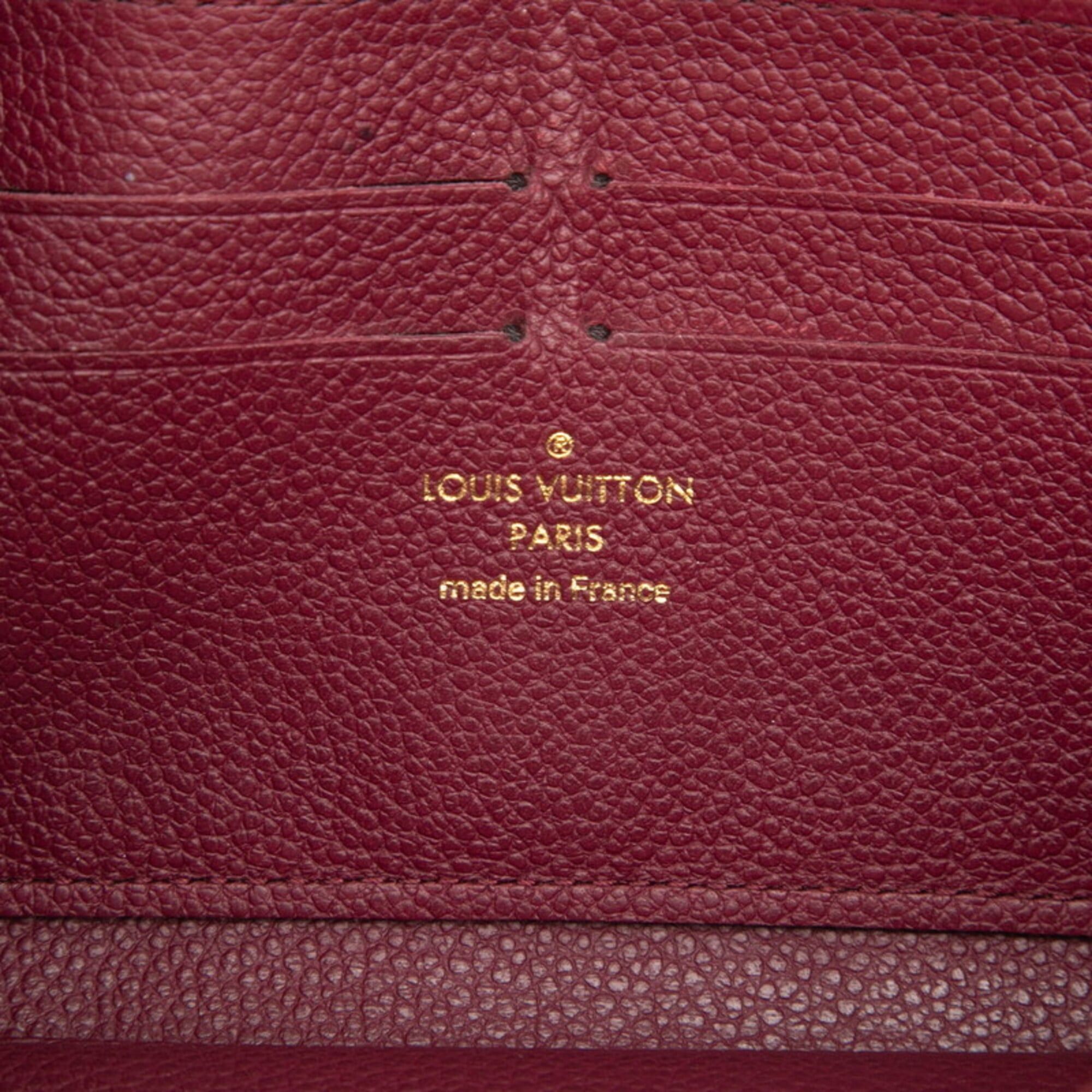 Louis Vuitton Louis Vuitton Monogram Empreinte Zippy Wallet Round Zip Long M62214 Raisin Purple Leather Women's LOUIS VUITTON Size ONE SIZE - 5 Thumbnail