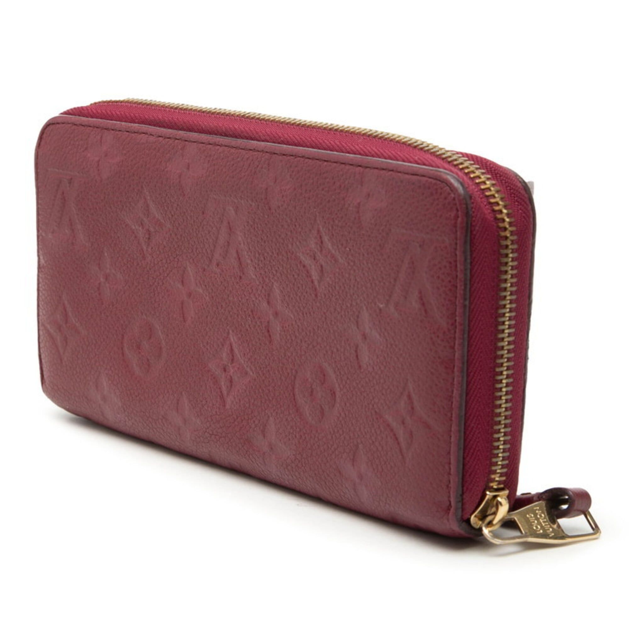 Louis Vuitton Louis Vuitton Monogram Empreinte Zippy Wallet Round Zip Long M62214 Raisin Purple Leather Women's LOUIS VUITTON Size ONE SIZE - 2 Thumbnail