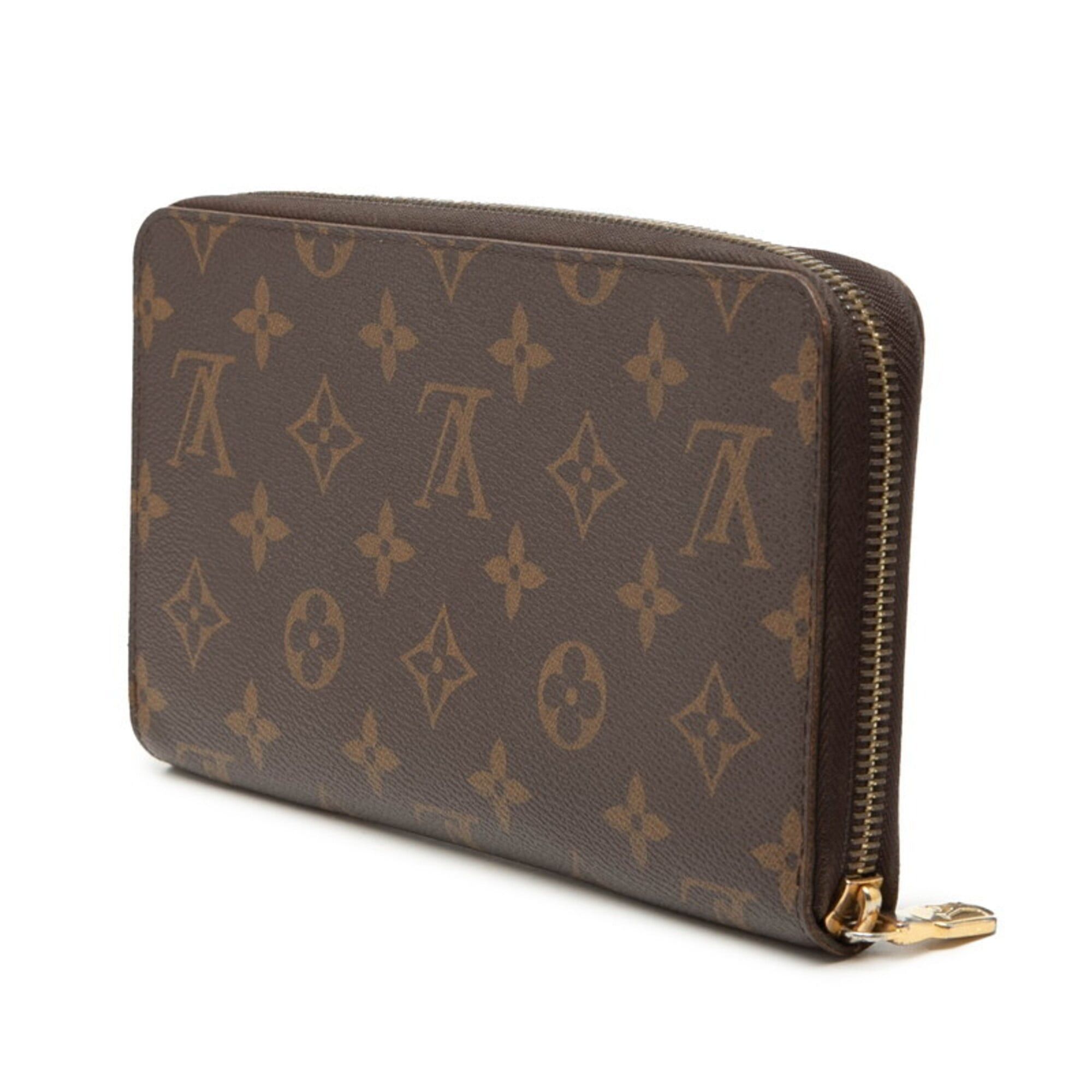 Louis Vuitton Louis Vuitton Monogram Zippy Organizer Round Zip Long Wallet M62581 Brown Leather Women's LOUIS VUITTON Size ONE SIZE - 2 Thumbnail