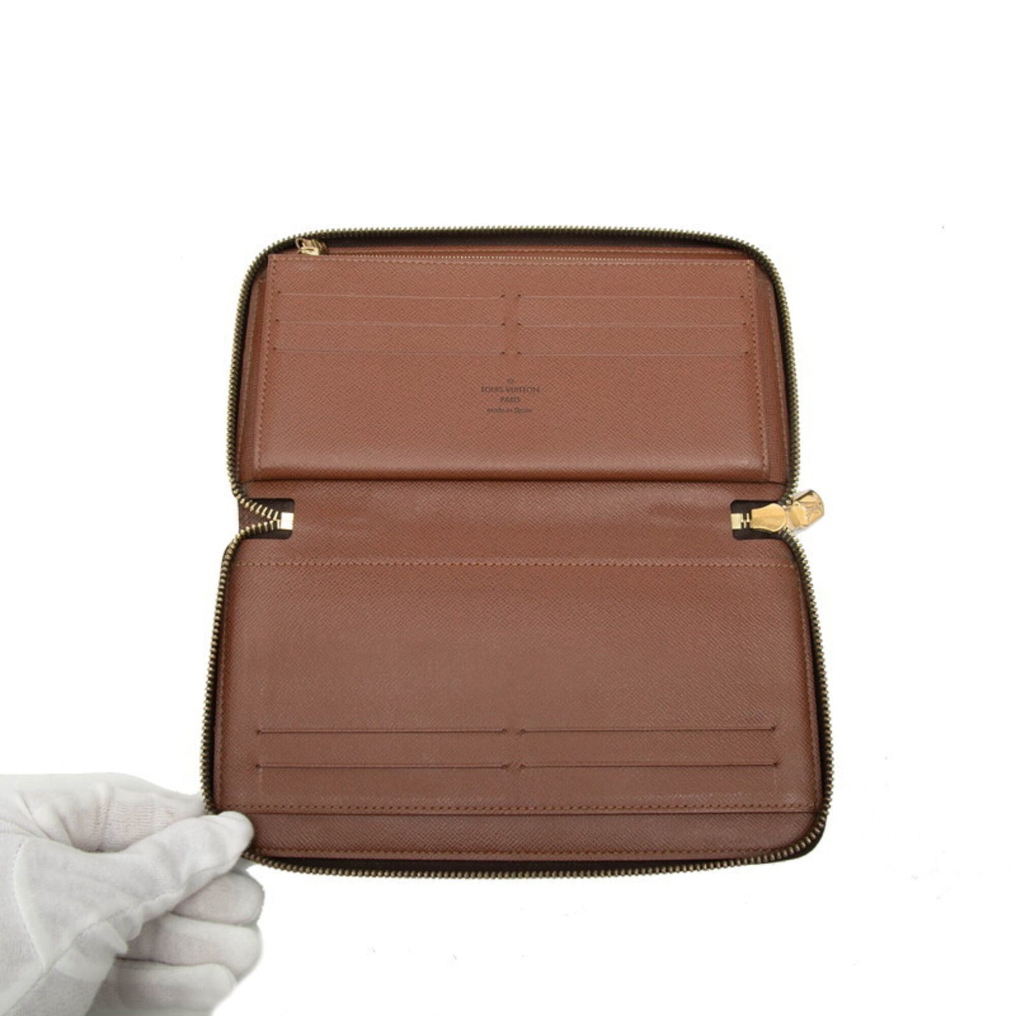 Louis Vuitton Louis Vuitton Monogram Zippy Organizer Round Zip Long Wallet M62581 Brown Leather Women's LOUIS VUITTON Size ONE SIZE - 4 Thumbnail