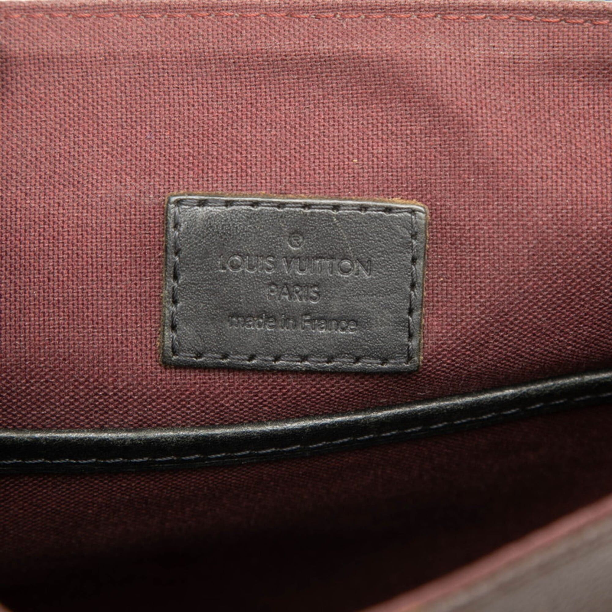 Louis Vuitton Louis Vuitton Monogram Macassar Bass PM Crossbody Shoulder Bag M56717 Brown Black Leather Women's LOUIS VUITTON Size ONE SIZE - 5 Thumbnail