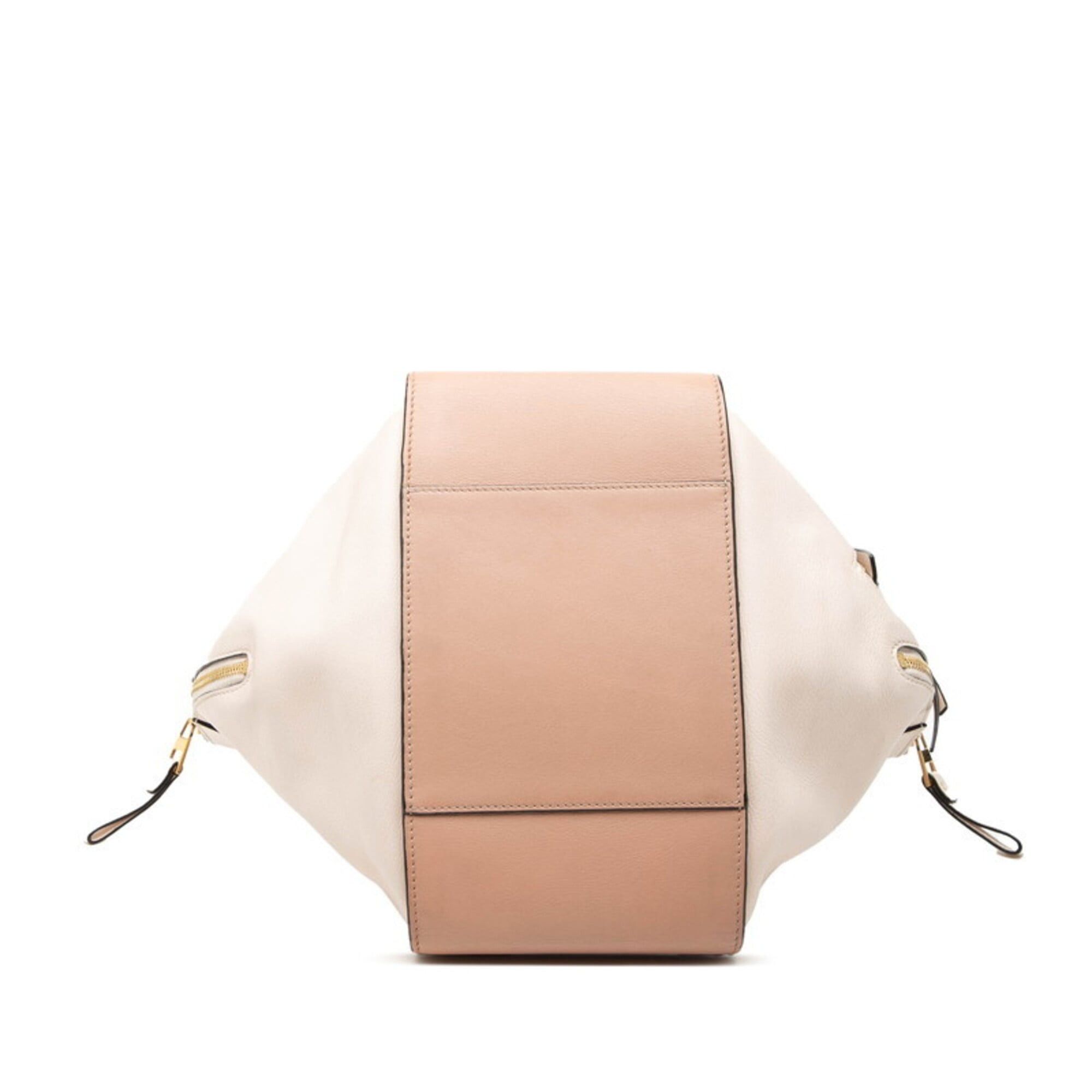 Loewe Loewe Hammock Small Handbag Shoulder Bag 2-Way Pink Beige Leather Women's LOEWE Size ONE SIZE - 3 Thumbnail