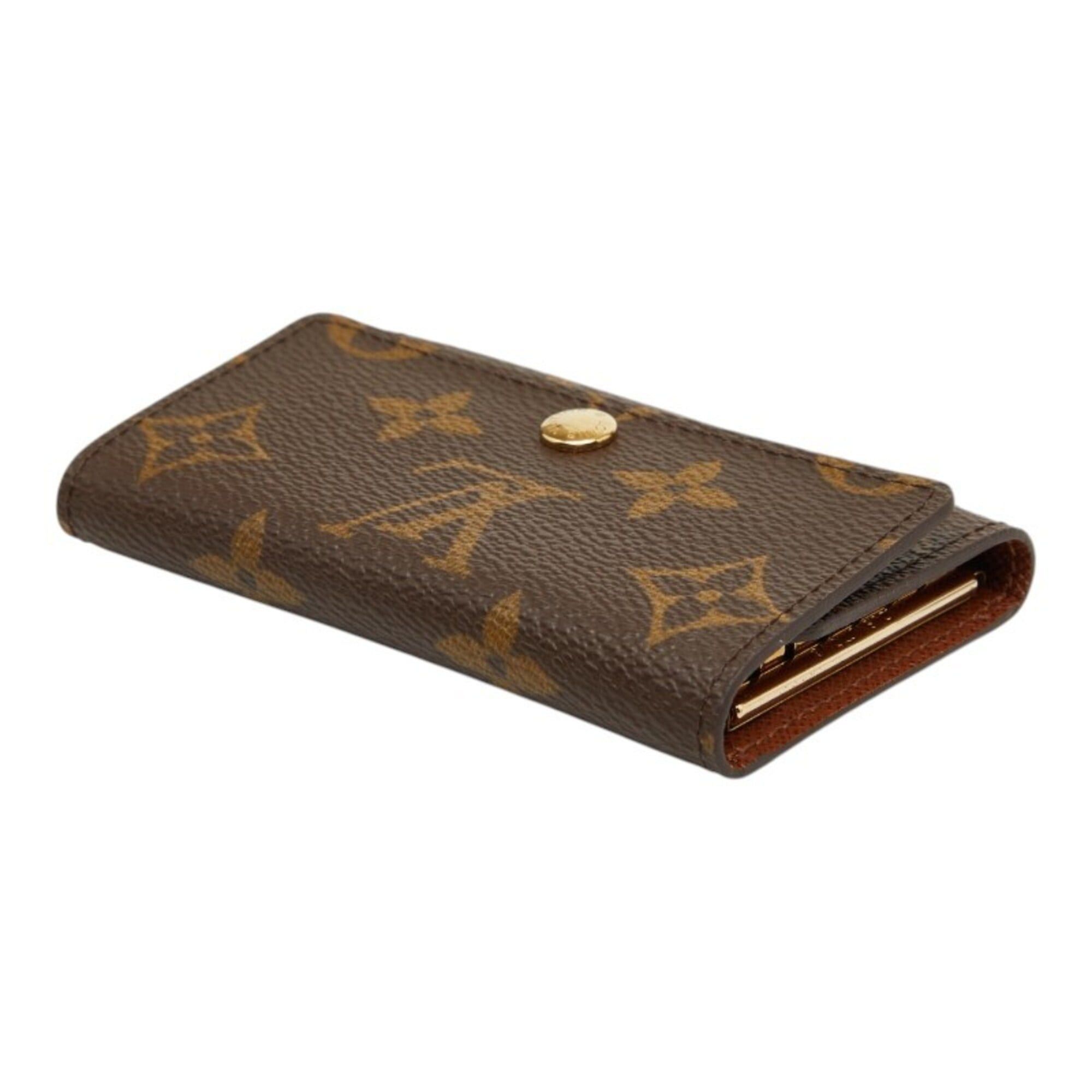 Louis Vuitton Louis Vuitton Monogram Multicles 6 Key Case, 6-ring, M62630, Brown Leather, Women's LOUIS VUITTON Size ONE SIZE - 5 Thumbnail