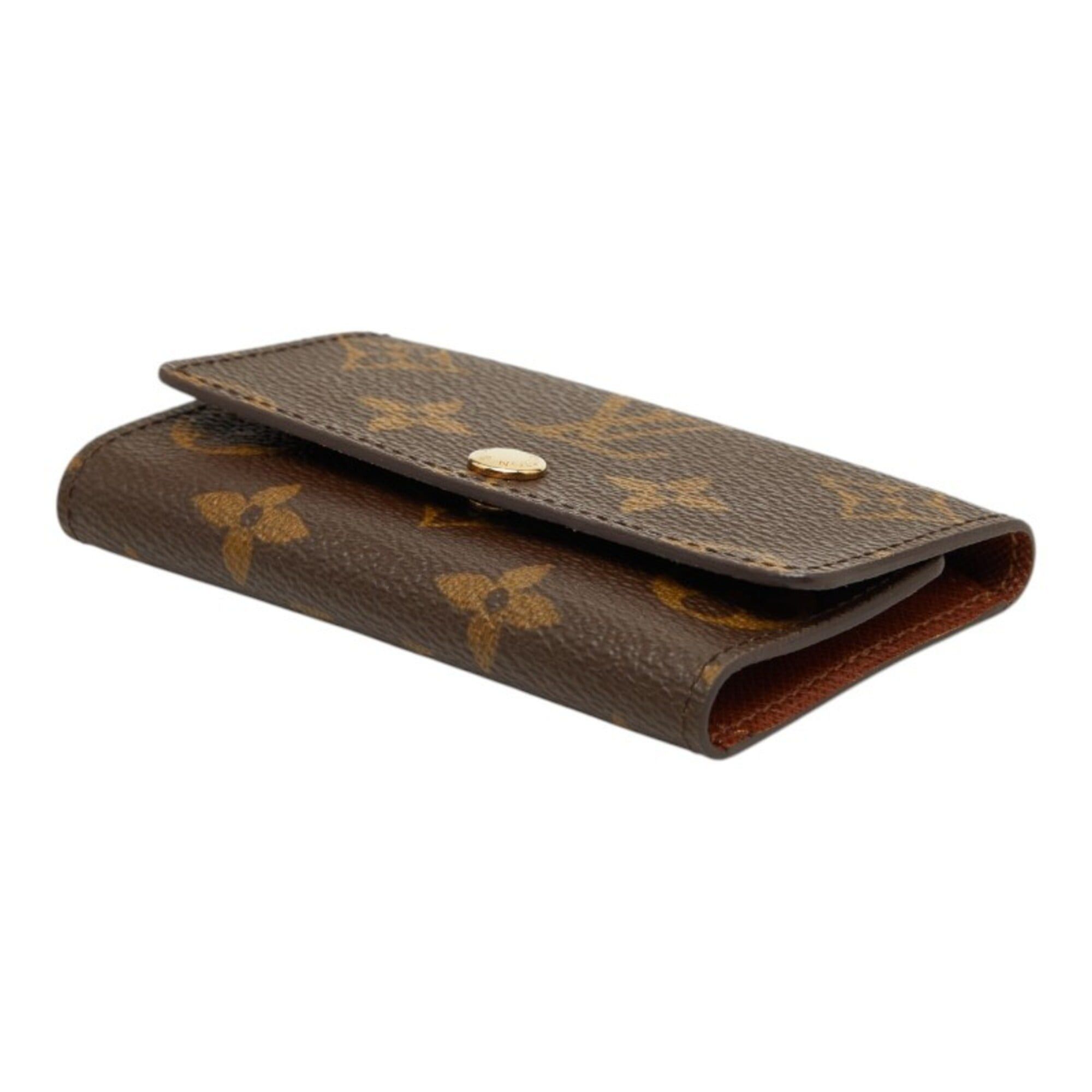 Louis Vuitton Louis Vuitton Monogram Multicles 6 Key Case, 6-ring, M62630, Brown Leather, Women's LOUIS VUITTON Size ONE SIZE - 4 Thumbnail
