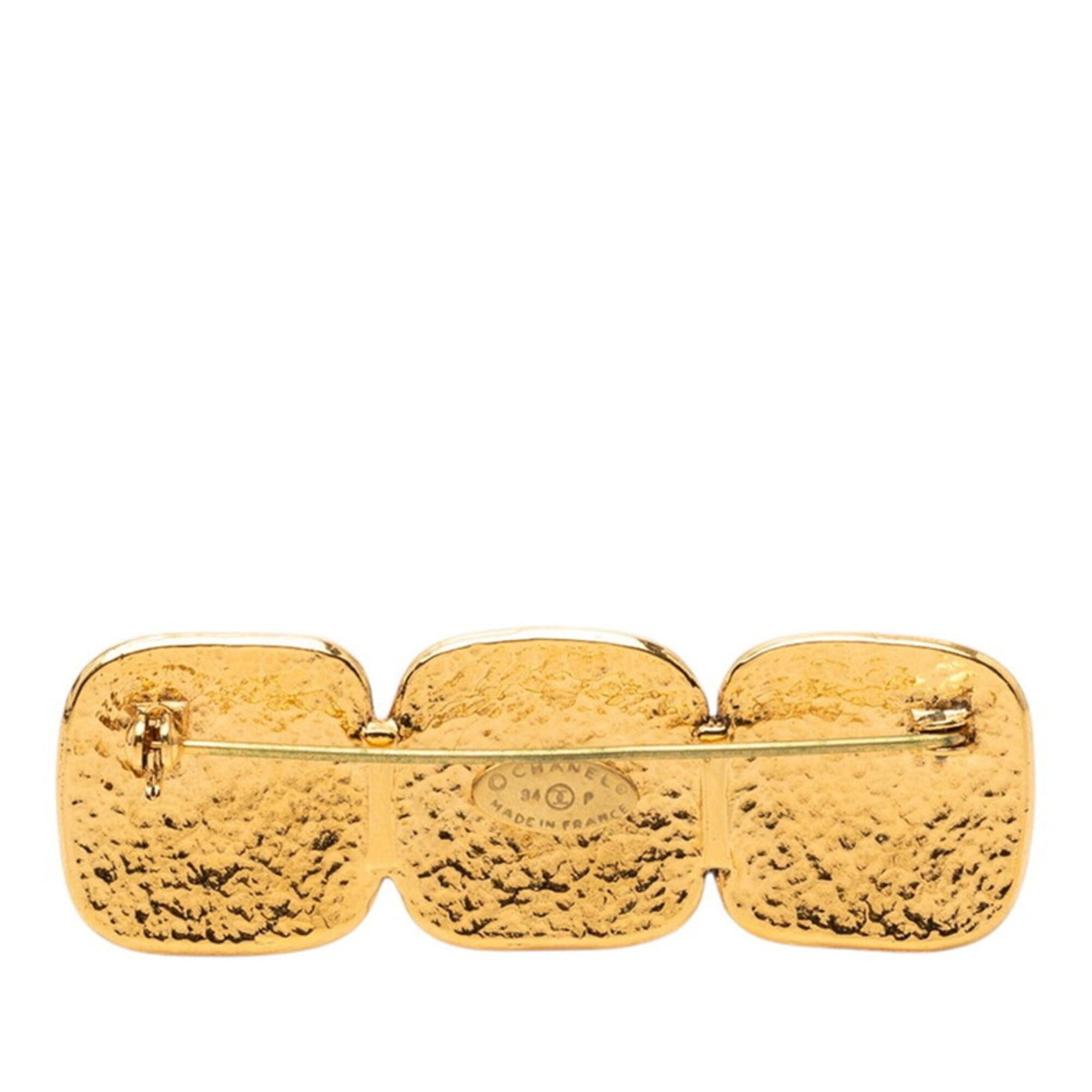 Chanel Chanel Coco Mark Vintage Brooch, 94P Stamp, Gold Plated, Women's CHANEL Size ONE SIZE - 2 Thumbnail