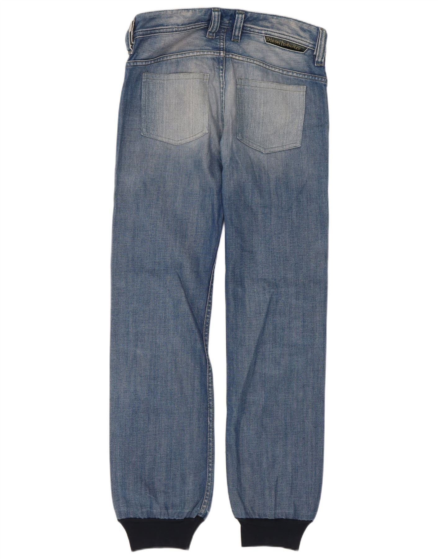 Diesel Womens Joggers Slim Jeans W26 L29 Blue Cotton Size 42" / US 20 - 2 Thumbnail