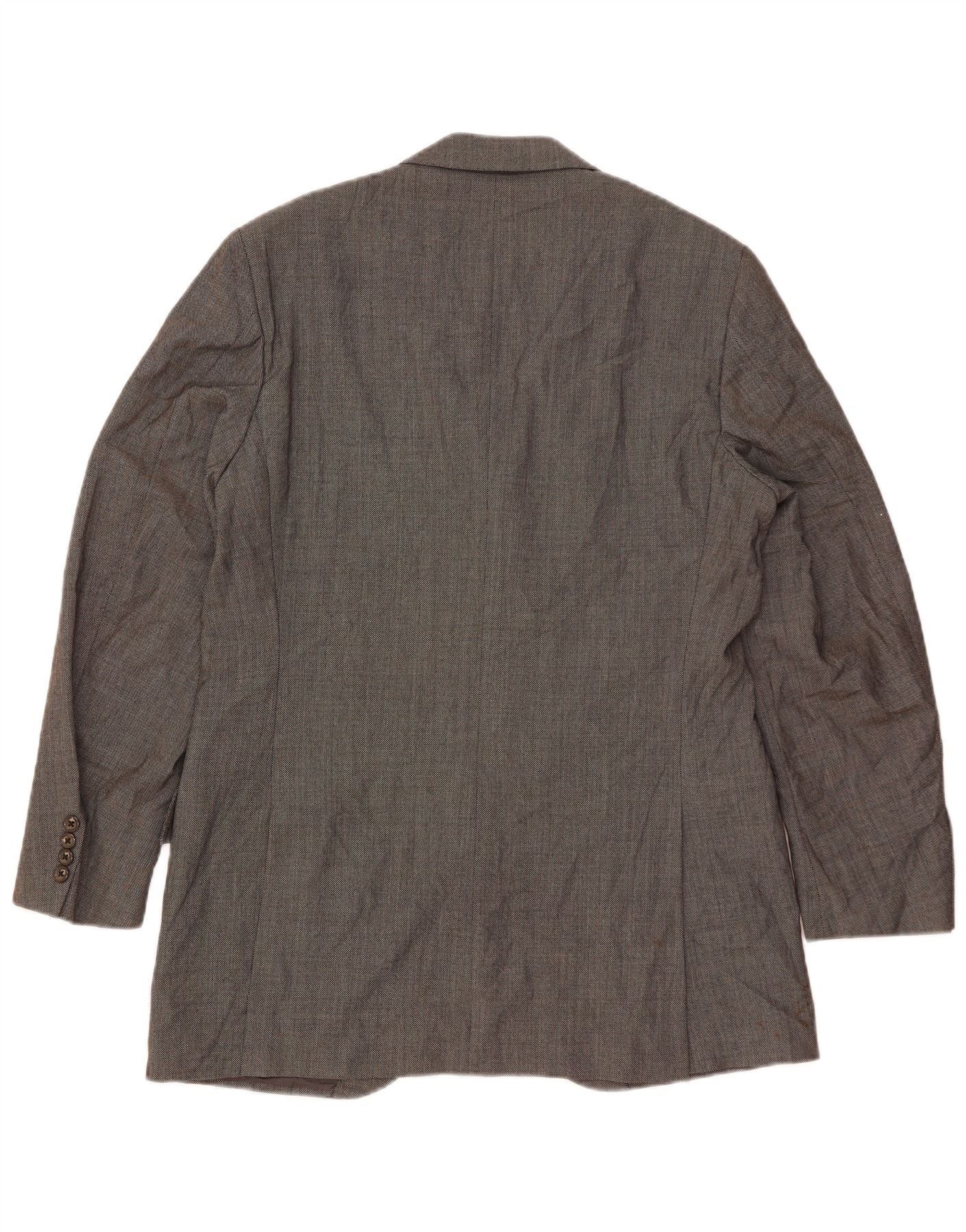 Polo Ralph Lauren Mens Long 3 Button Blazer Jacket UK 41 Large Grey Size US M / EU 48-50 / 2 - 2 Thumbnail