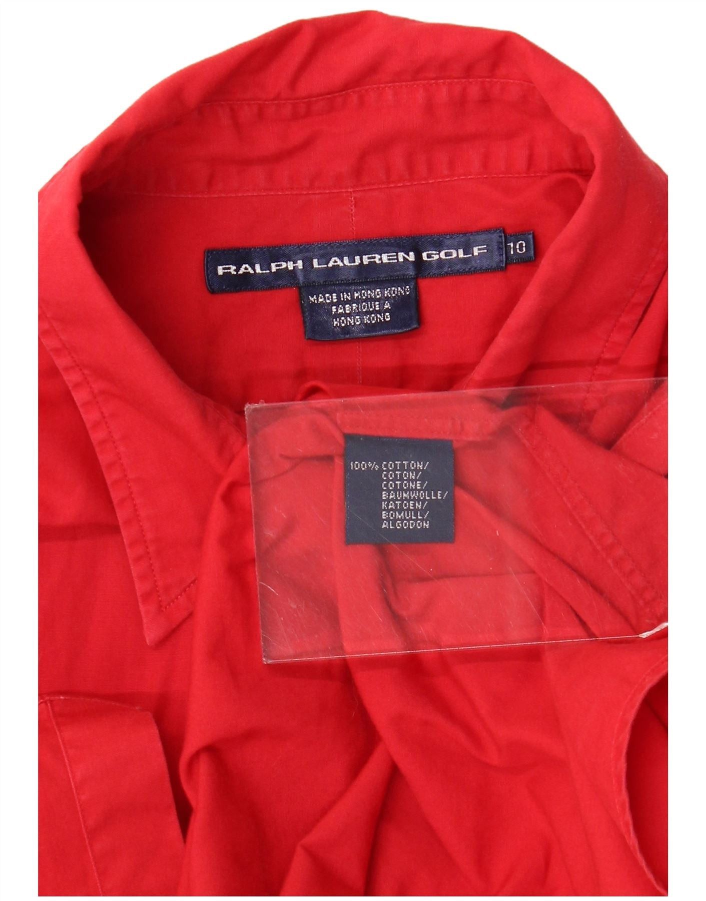 Ralph Lauren Womens Golf Shirt US 10 Large Red Cotton Size S / US 4 / IT 40 - 3 Thumbnail