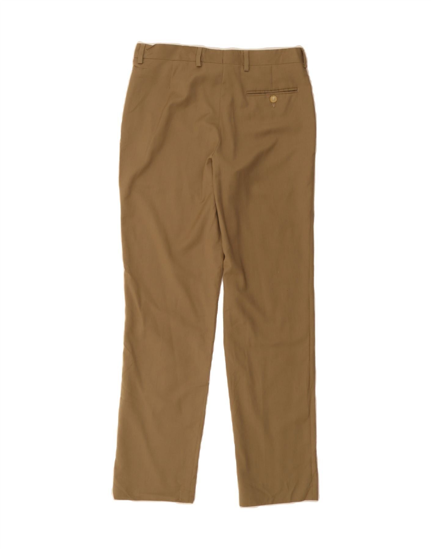 Ralph Lauren Girls Slim Suit Trousers 15-16 Years W29 L29 Beige Polyester Size 36" / US 14 / IT 50 - 2 Thumbnail