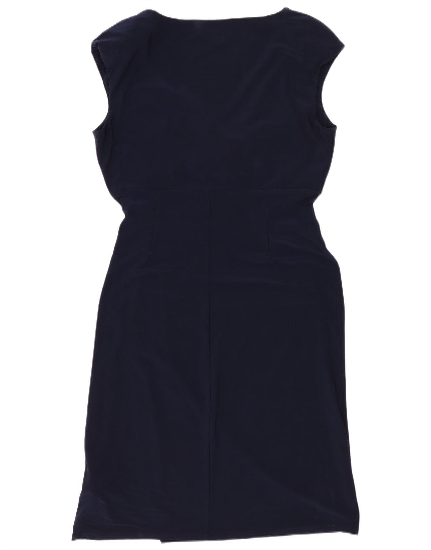 Ralph Lauren Womens Bodycon Dress US 8 Medium Navy Blue Polyester Size XS / US 0-2 / IT 36-38 - 2 Thumbnail