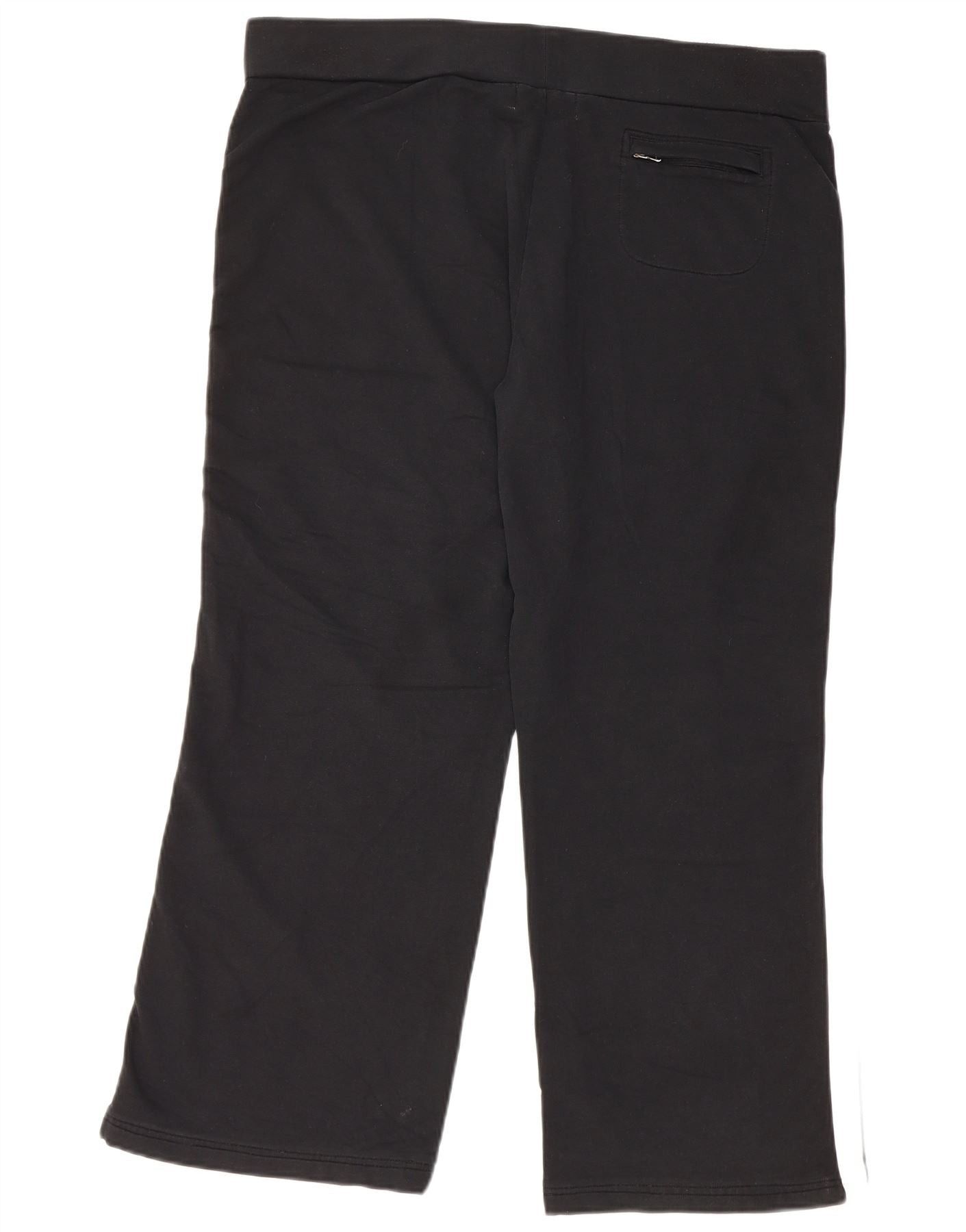 Ralph Lauren Womens Crop Tracksuit Trousers UK 18 XL Black Colourblock Size 36" / US 14 / IT 50 - 2 Thumbnail