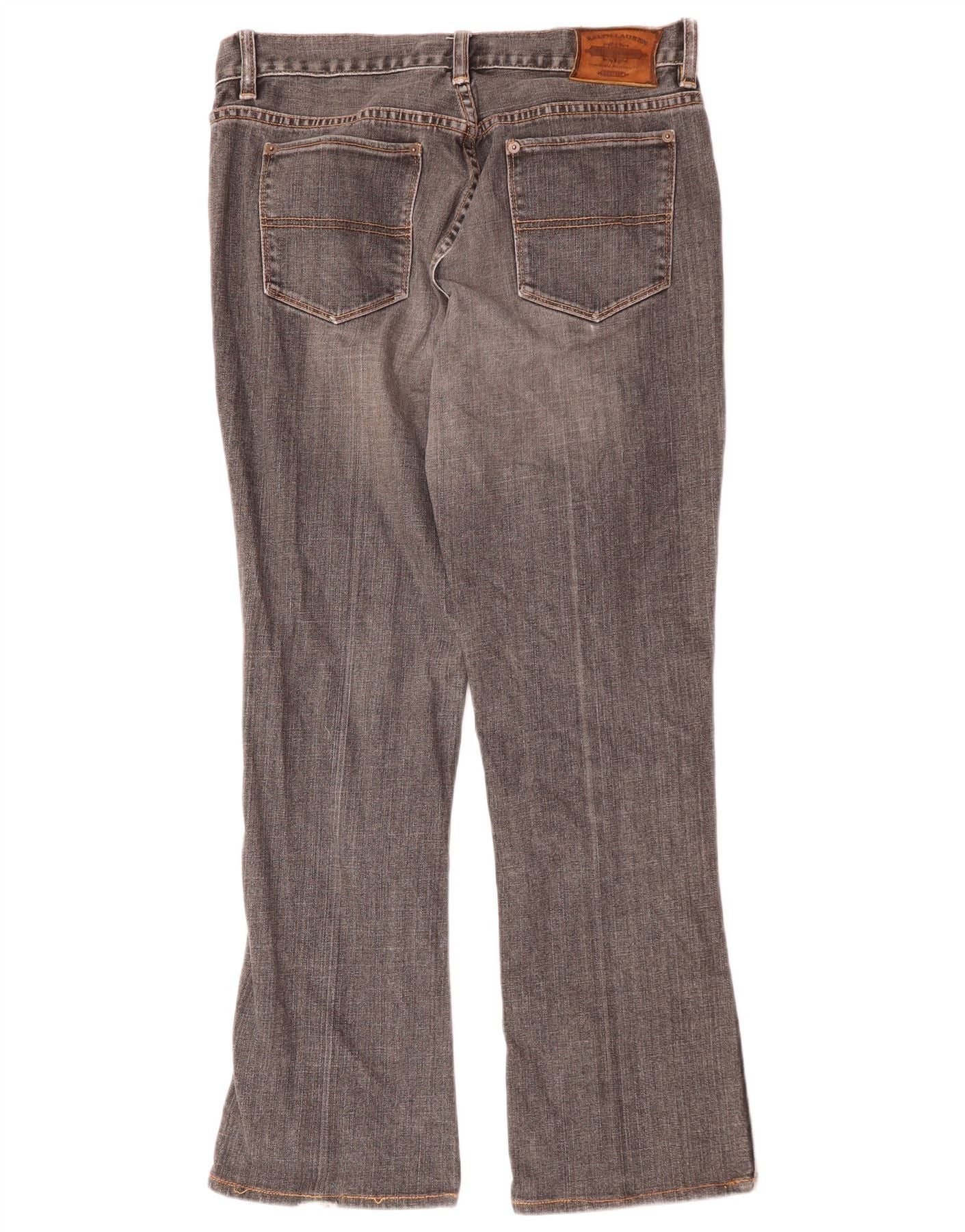 Ralph Lauren Womens Bootcut Jeans W30 L29 Grey Size 42" / US 20 - 2 Thumbnail