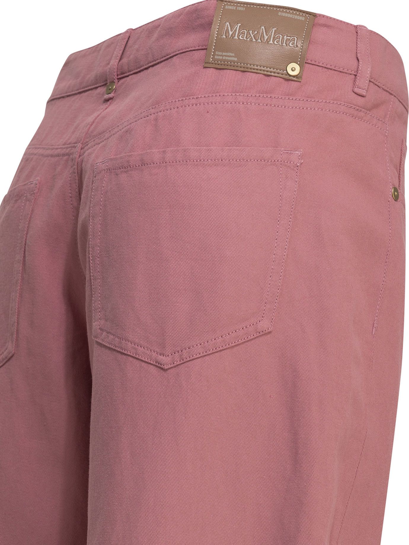Max Mara Casual Cotton Linen Pants Size 28" / US 6 / IT 42 - 4 Thumbnail