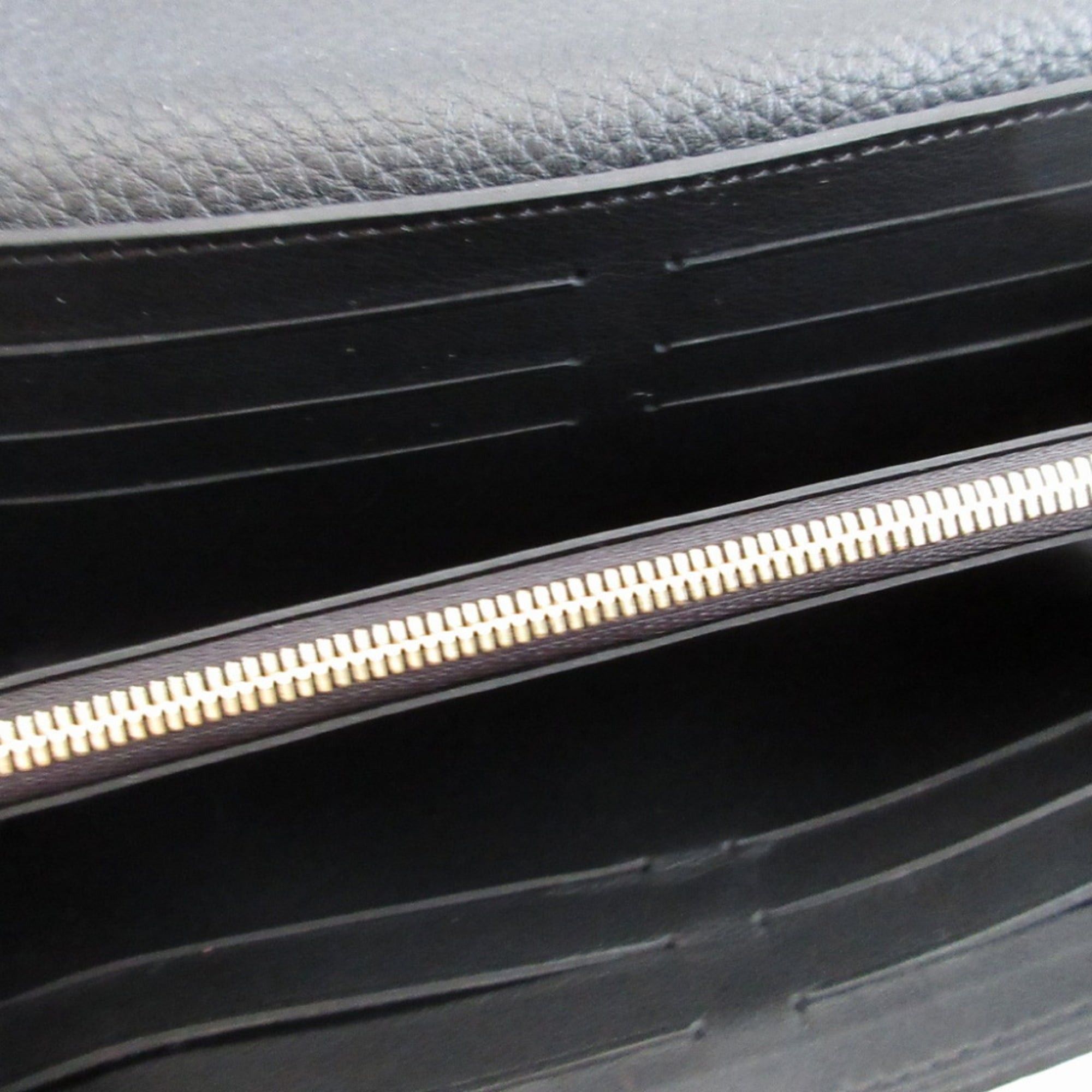 Louis Vuitton Like New Louis Vuitton M64551 Portefeuille Capucines Taurillon Leather Black Bi-fold Long Wallet 0182LOUIS VUITTON Size ONE SIZE - 4 Thumbnail
