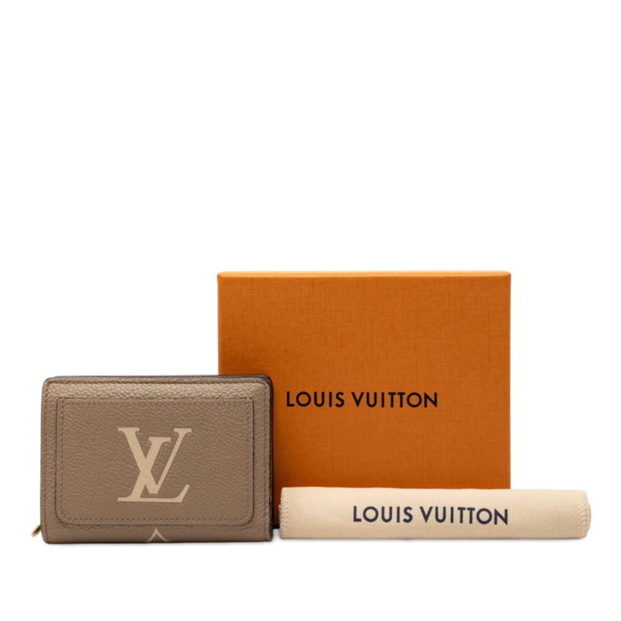 Louis Vuitton Louis Vuitton Monogram Empreinte Portefeuille Claire Bicolor Bi-fold Wallet M82370 Tourterelle Beige Cream Women's LOUIS VUITTON Size ONE SIZE - 7 Thumbnail