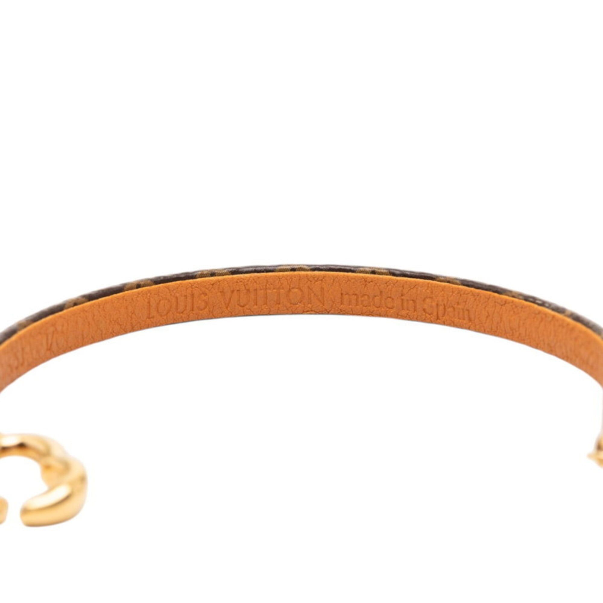 Louis Vuitton Louis Vuitton Monogram Say Yes Bracelet, Size 17, M6758, Brown Gold Plated, Women's. Size ONE SIZE - 6 Thumbnail