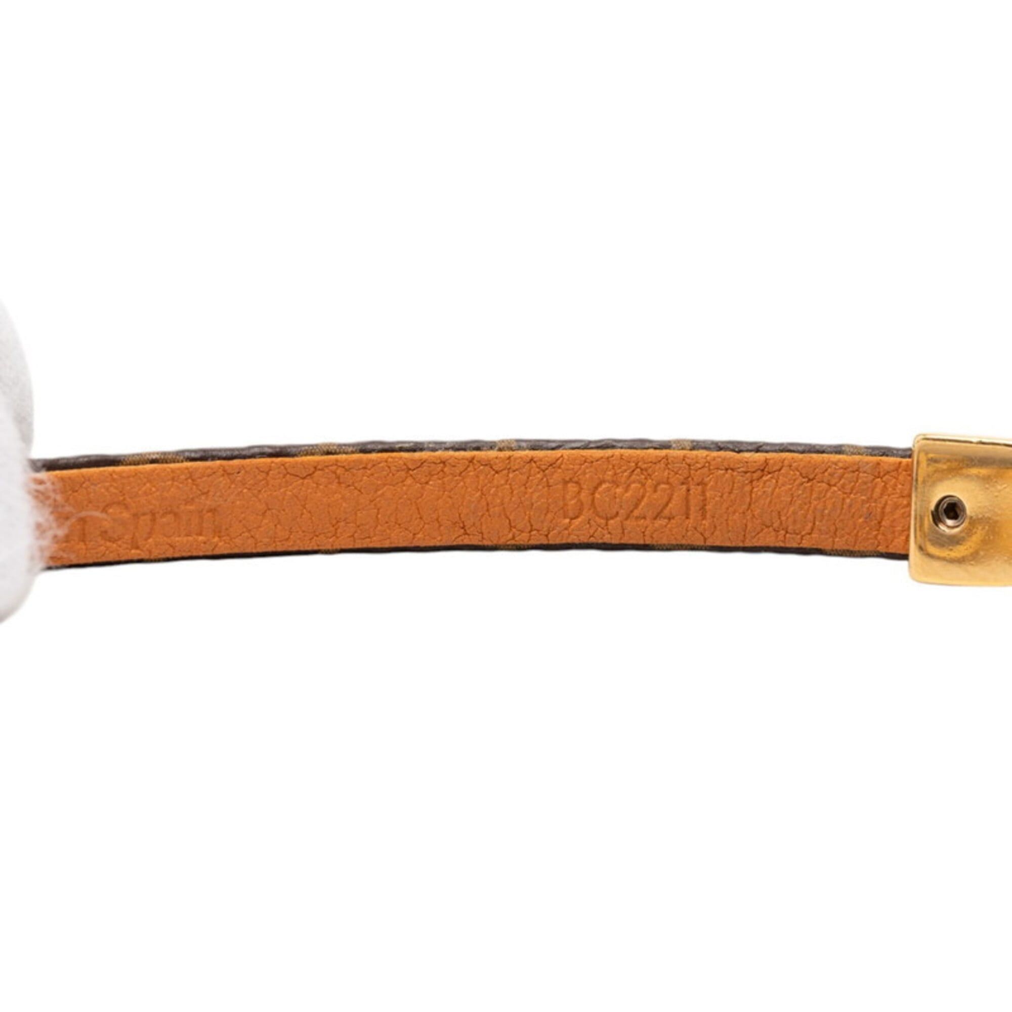 Louis Vuitton Louis Vuitton Monogram Say Yes Bracelet, Size 17, M6758, Brown Gold Plated, Women's. Size ONE SIZE - 4 Thumbnail