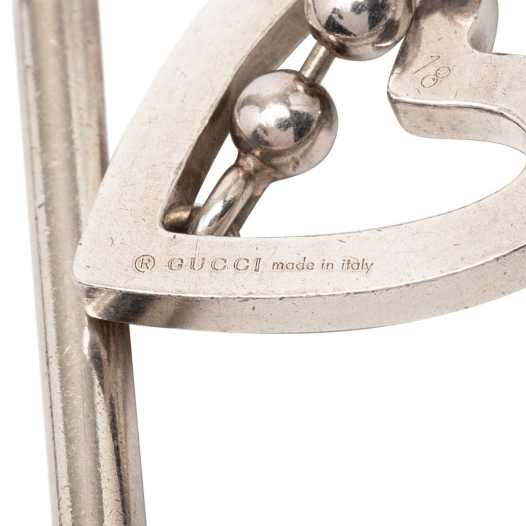 Gucci Gucci Heart Ball Chain Bracelet, Size 18, SV925 Silver, Women's. Size ONE SIZE - 6 Thumbnail