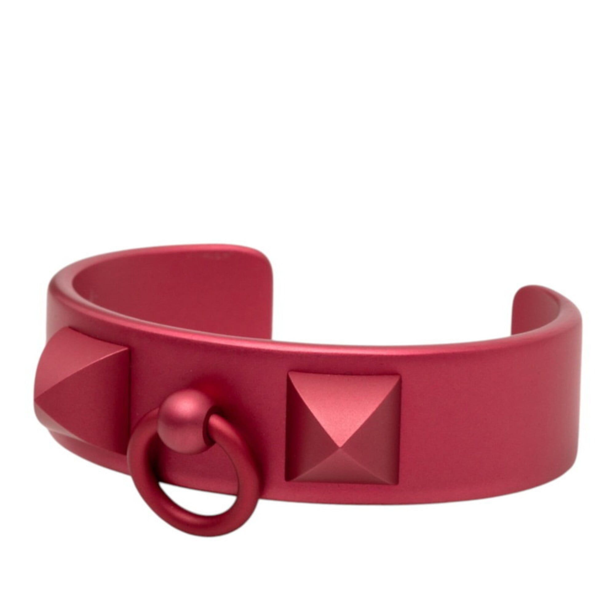 Hermes Hermes Collier de Chien Medor Sunset Bangle Bracelet, Size: T2, Pink Aluminum, Women's. Size ONE SIZE - 2 Thumbnail