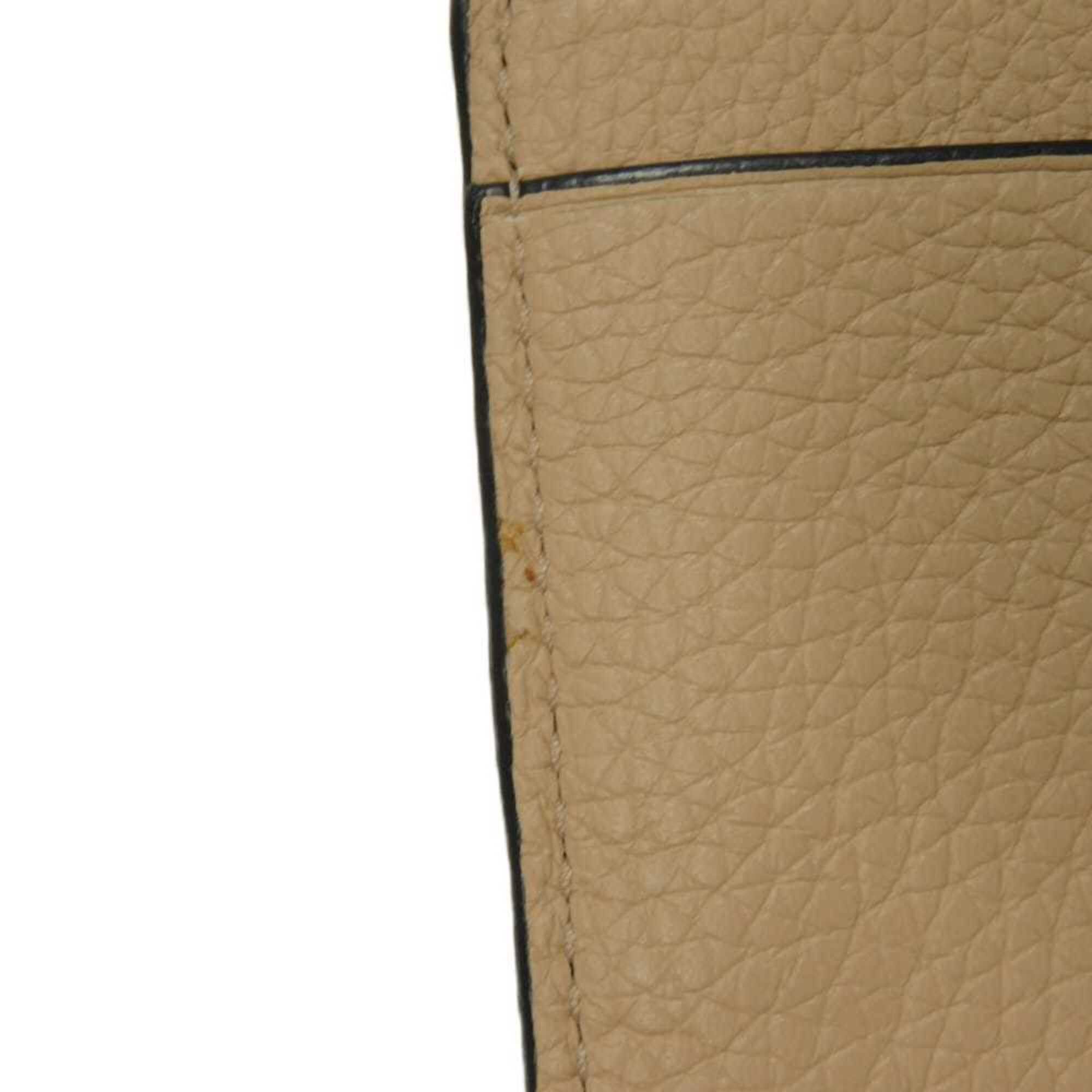Loewe Loewe coin case, square card holder, calfskin, Citronella, key chain, Anagram, Nude, C821B35X01, men's and women's. Size ONE SIZE - 19 Thumbnail