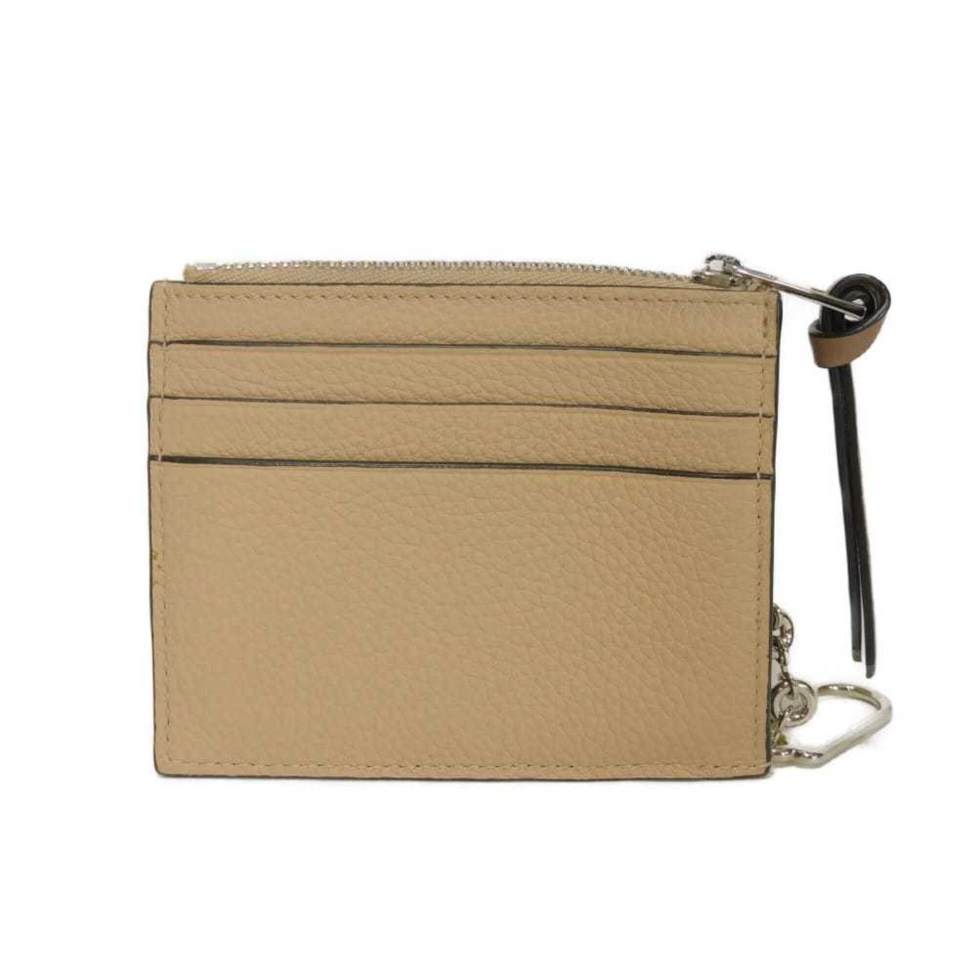 Loewe Loewe coin case, square card holder, calfskin, Citronella, key chain, Anagram, Nude, C821B35X01, men's and women's. Size ONE SIZE - 3 Thumbnail