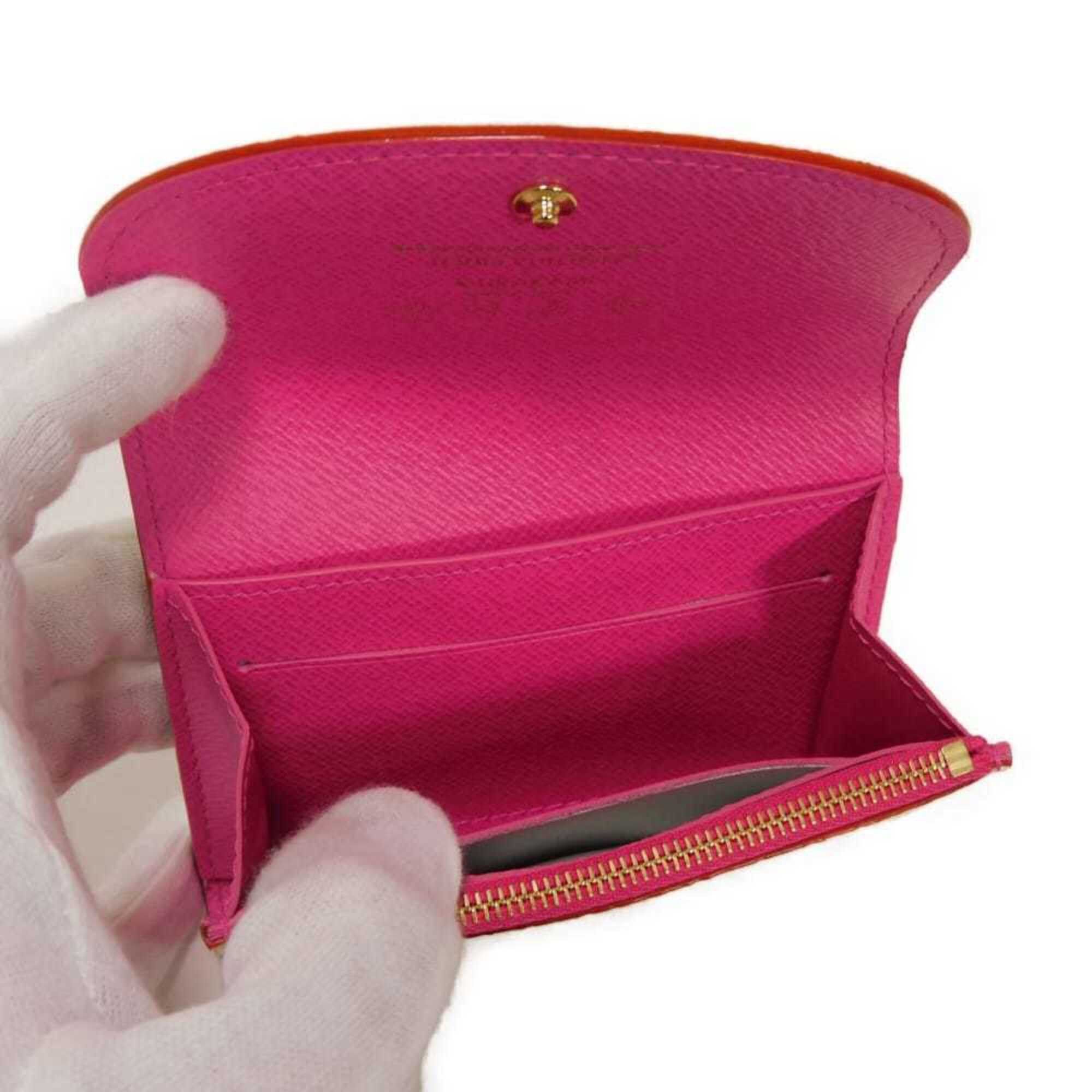Louis Vuitton Louis Vuitton Bi-fold wallet LV x TM Portemonnaie Rosalie Takashi Murakami logo Blanc RFID IC Unused Monogram Multicolor Pink M13399 Women's Size ONE SIZE - 5 Thumbnail