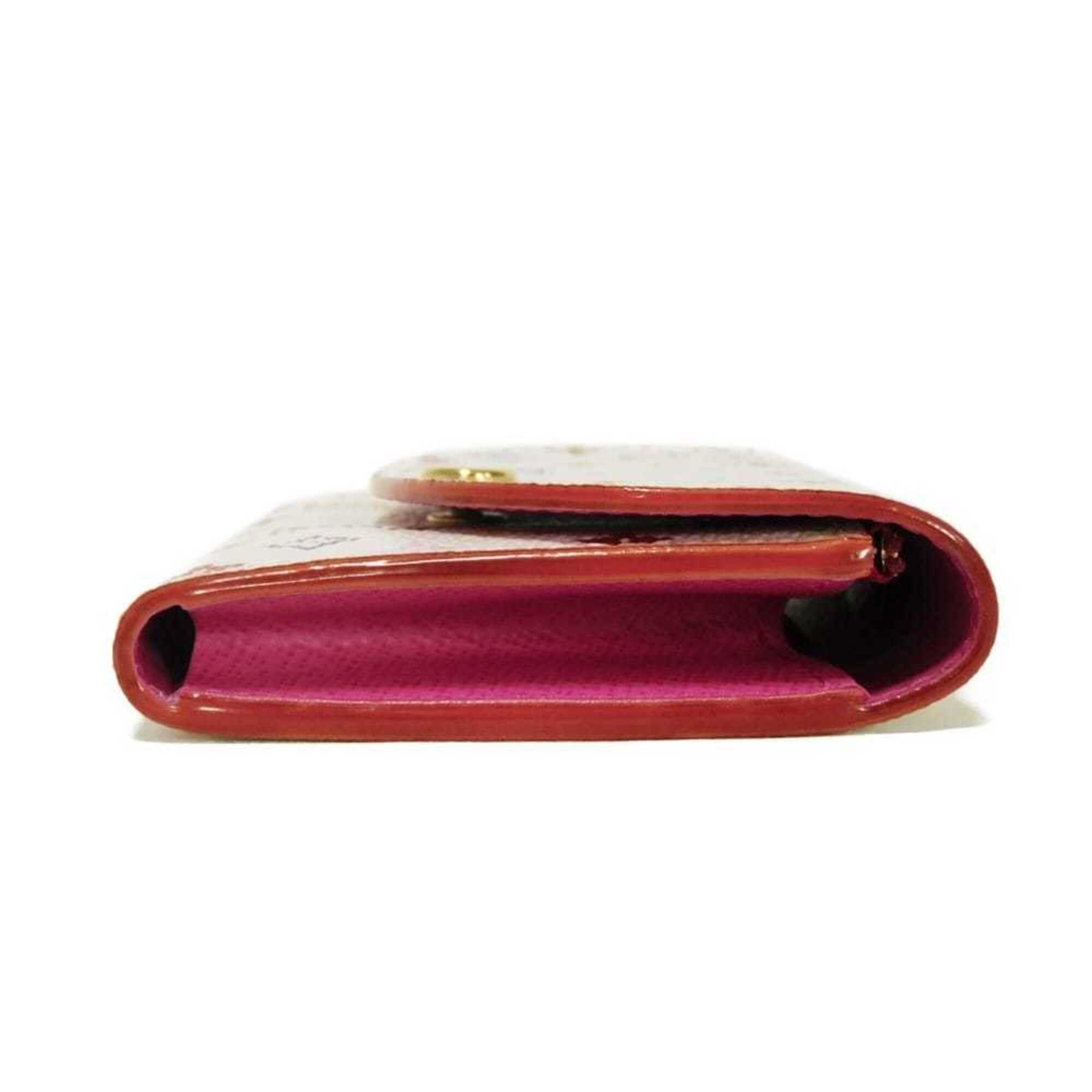 Louis Vuitton Louis Vuitton Bi-fold wallet LV x TM Portemonnaie Rosalie Takashi Murakami logo Blanc RFID IC Unused Monogram Multicolor Pink M13399 Women's Size ONE SIZE - 16 Thumbnail
