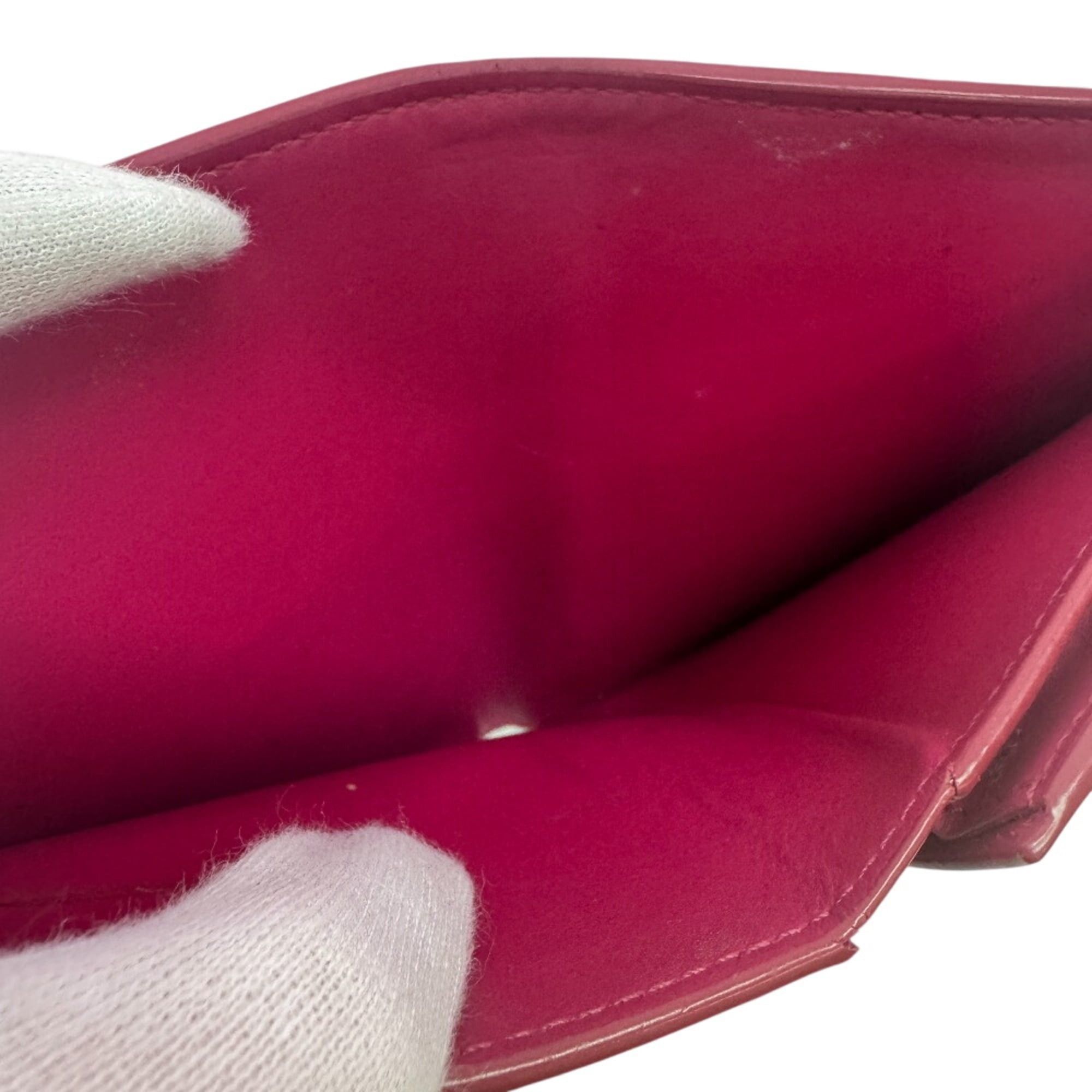 Celine CELINE Medium Strap Bi-fold Wallet, Pink Size ONE SIZE - 10 Thumbnail