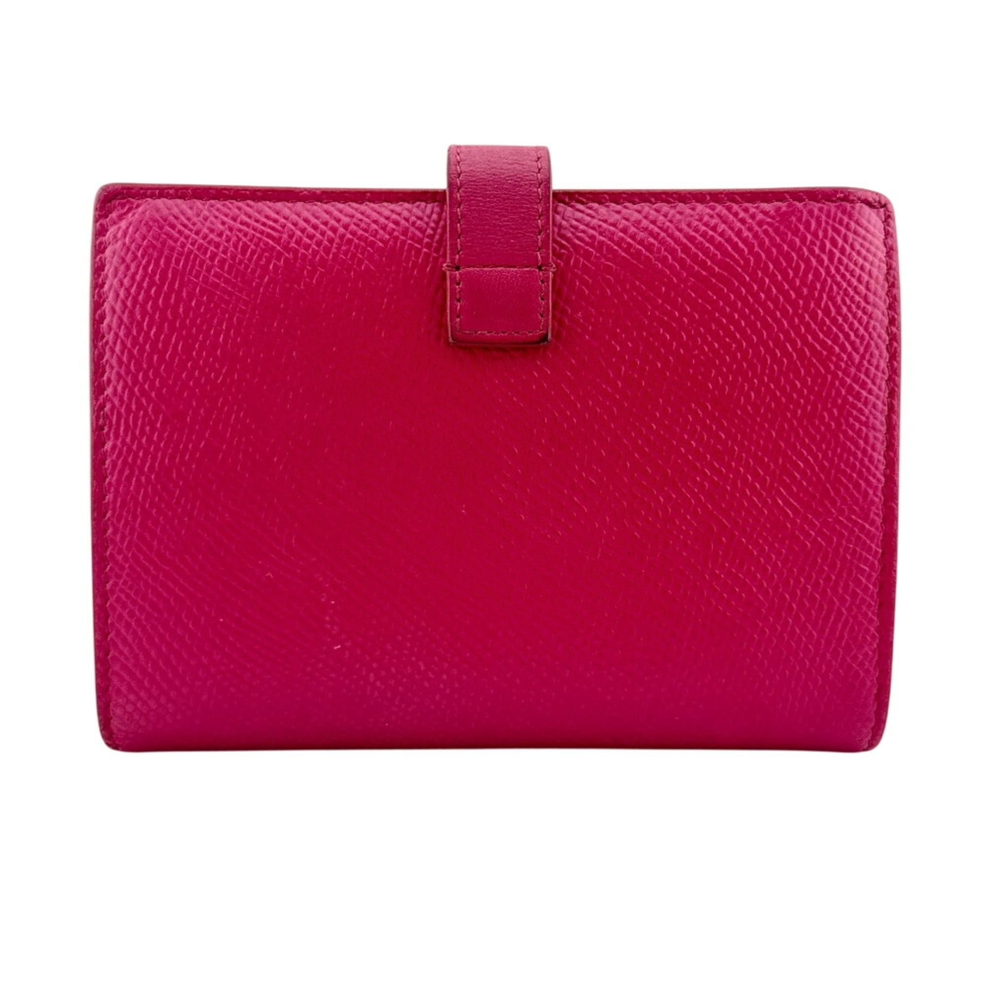 Celine CELINE Medium Strap Bi-fold Wallet, Pink Size ONE SIZE - 2 Thumbnail