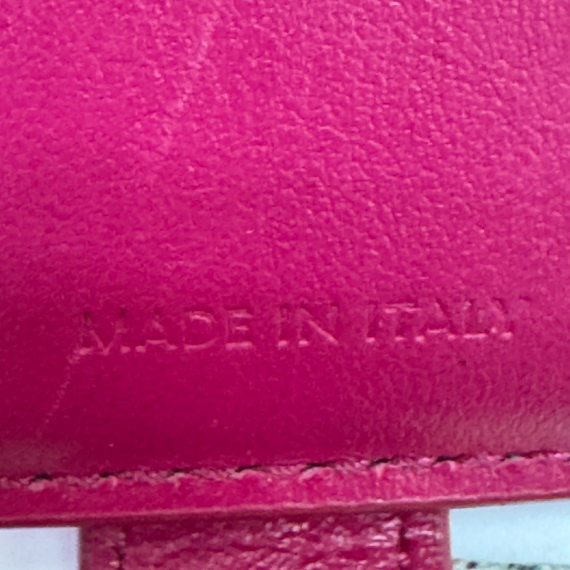 Celine CELINE Medium Strap Bi-fold Wallet, Pink Size ONE SIZE - 13 Thumbnail