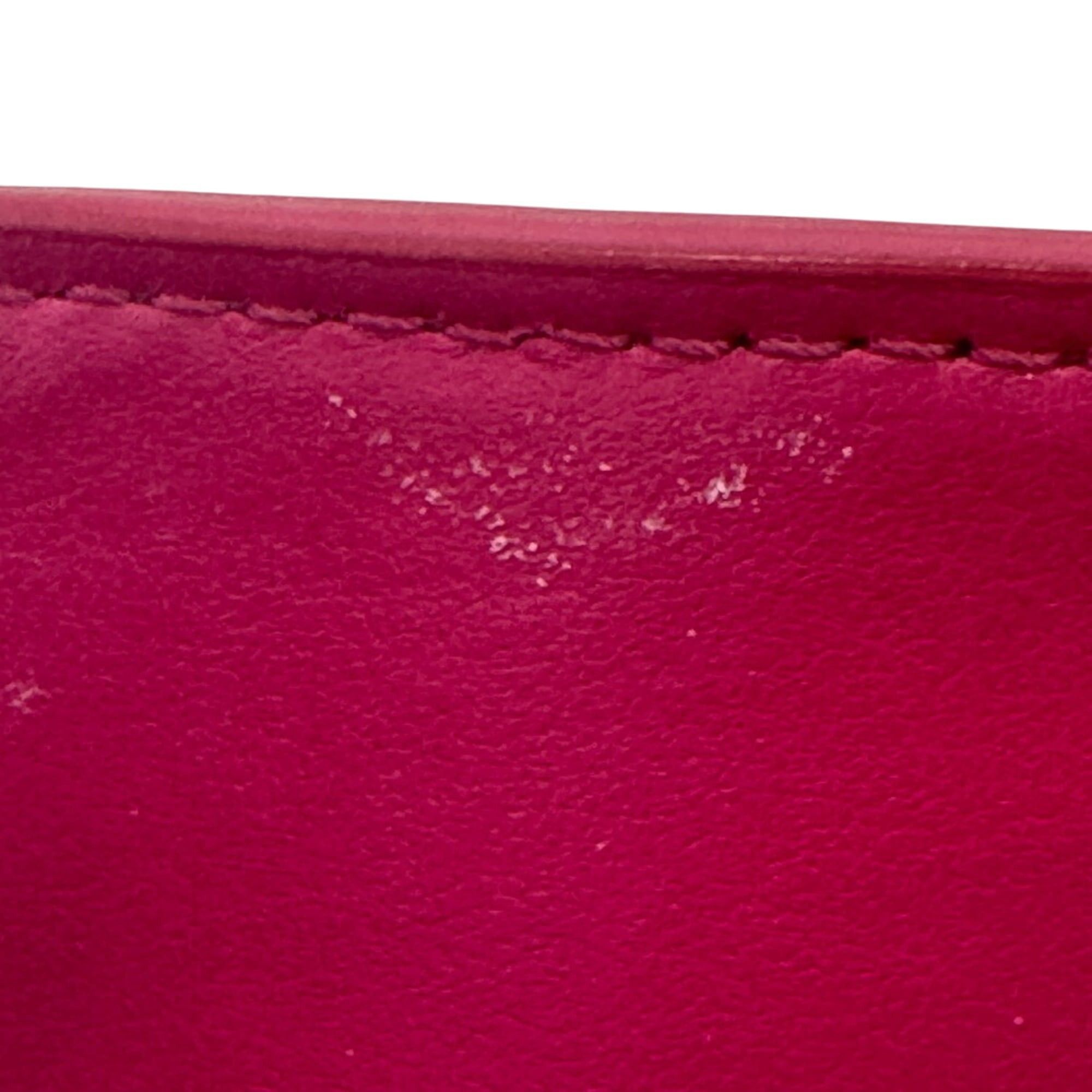 Celine CELINE Medium Strap Bi-fold Wallet, Pink Size ONE SIZE - 11 Thumbnail