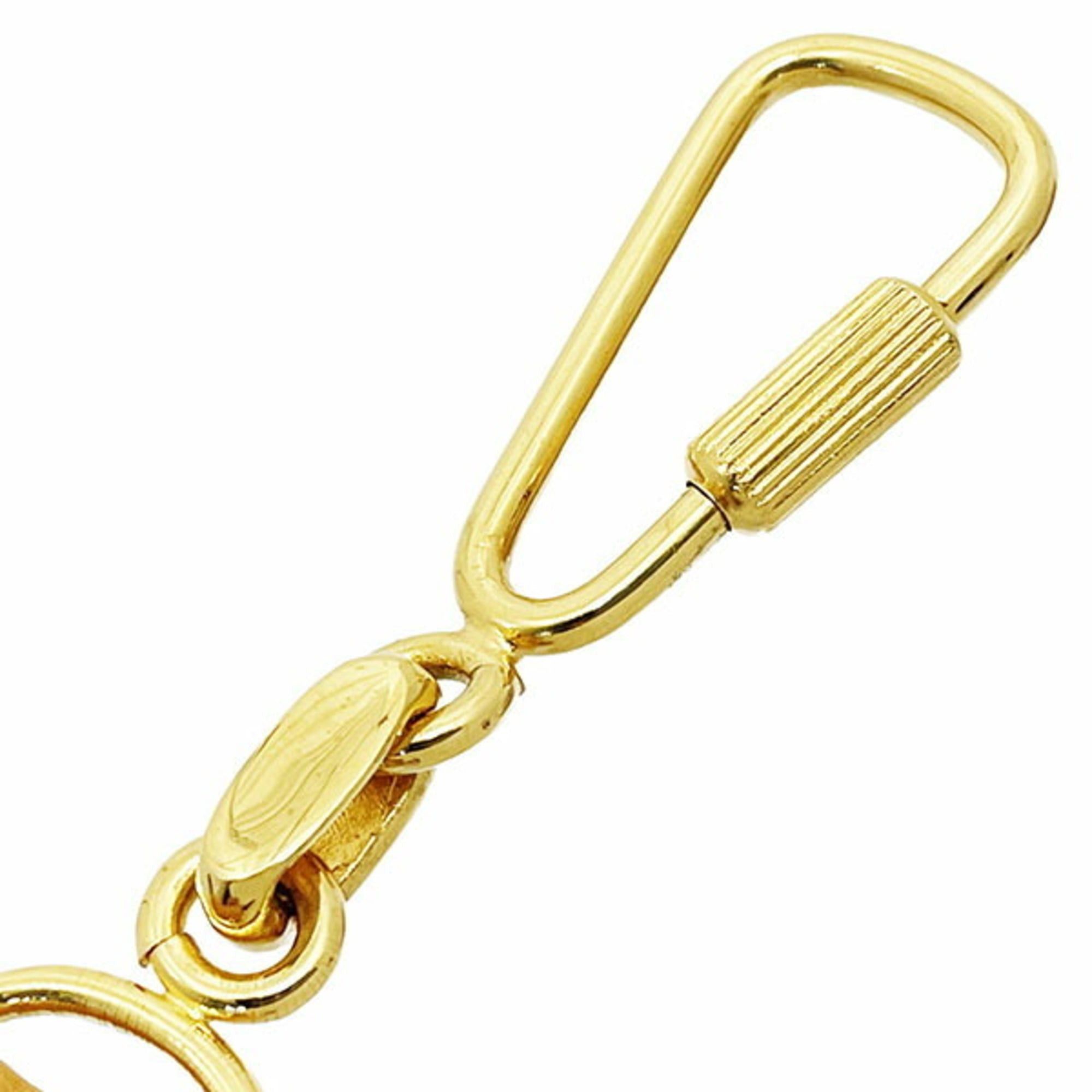 Loewe Loewe Anagram Keychain Hook Leather Camel Tag Keyring Charm KK-17178 Size ONE SIZE - 6 Thumbnail