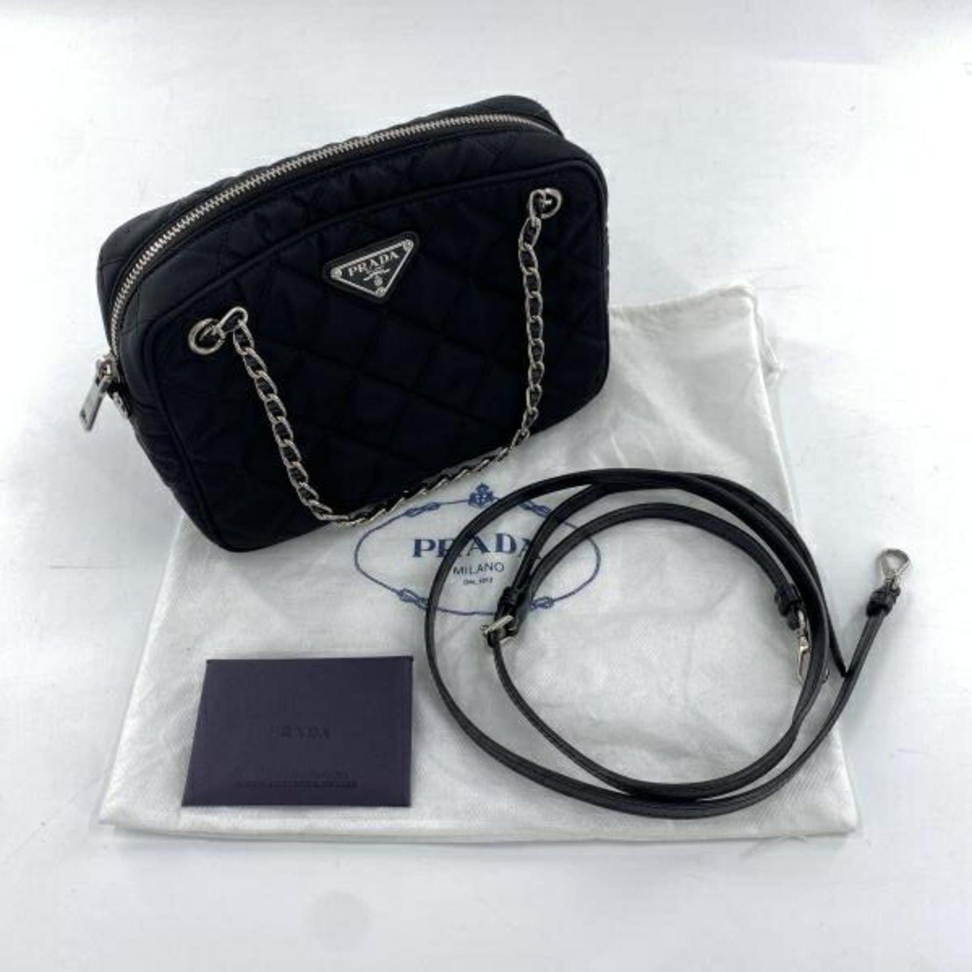Prada PRADA handbag/shoulder bag, black. Size ONE SIZE - 10 Thumbnail