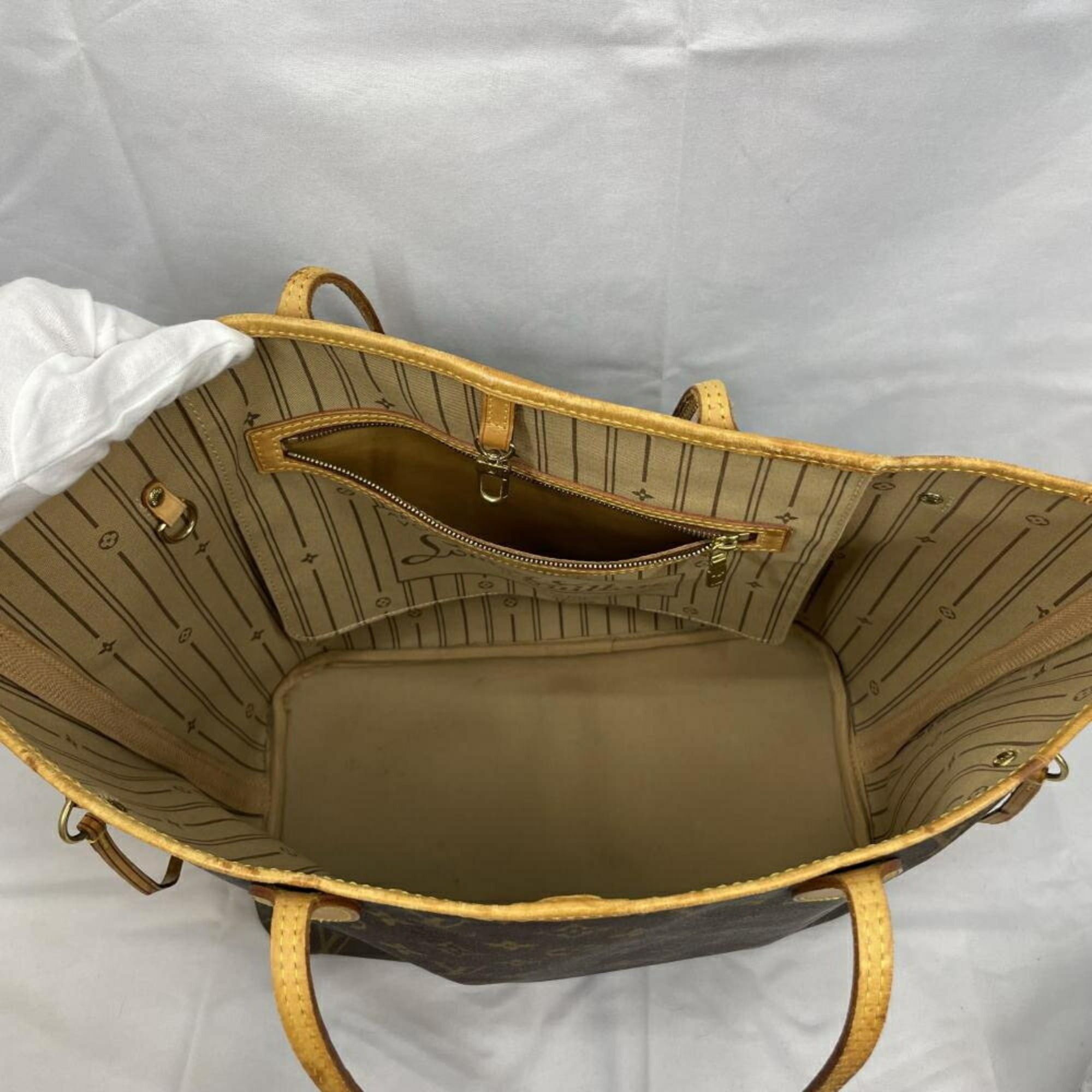Louis Vuitton LOUIS VUITTON Neverfull MM Monogram Tote Bag Size ONE SIZE - 9 Thumbnail