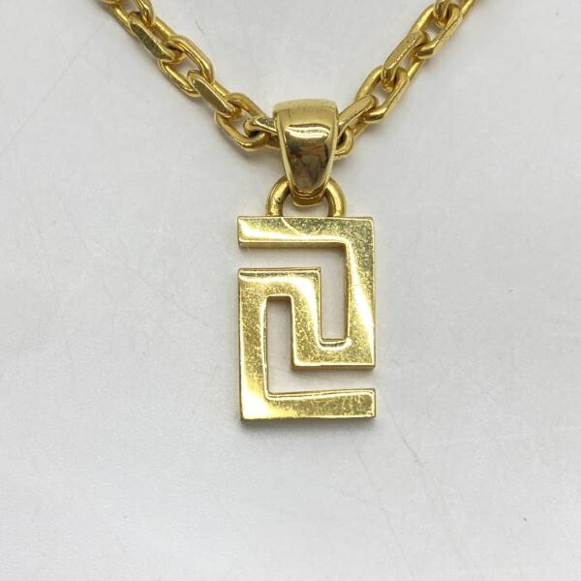 Versace VERSACE Greca Medusa Necklace, Gold Color Size ONE SIZE - 2 Thumbnail