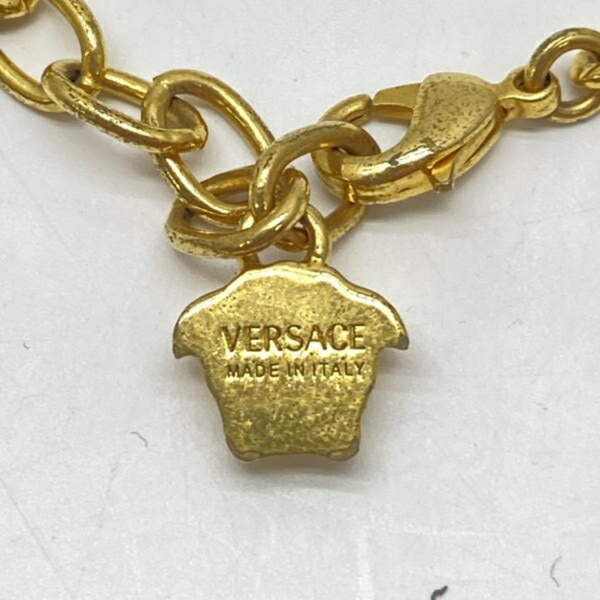 Versace VERSACE Greca Medusa Necklace, Gold Color Size ONE SIZE - 4 Thumbnail