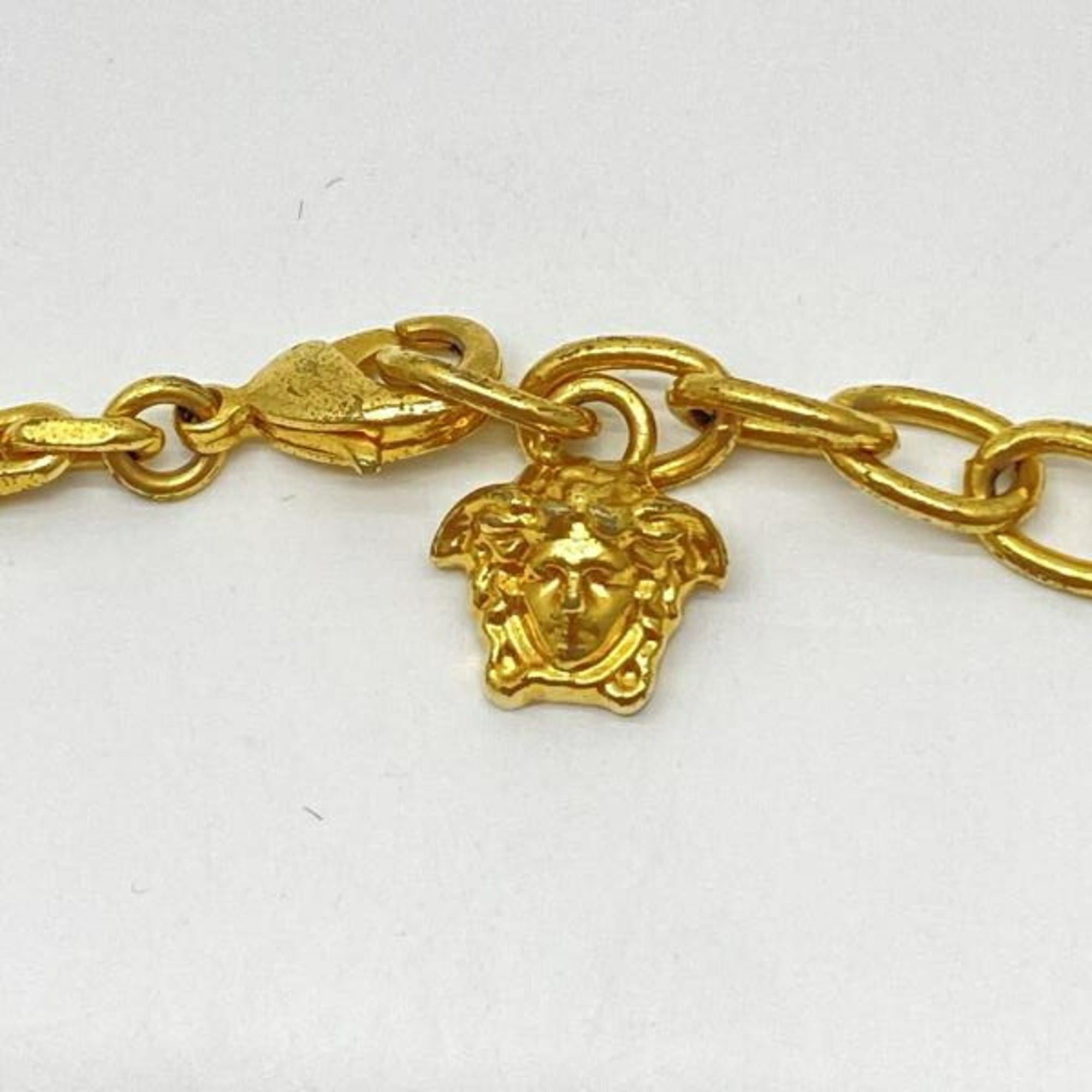 Versace VERSACE Greca Medusa Necklace, Gold Color Size ONE SIZE - 3 Thumbnail