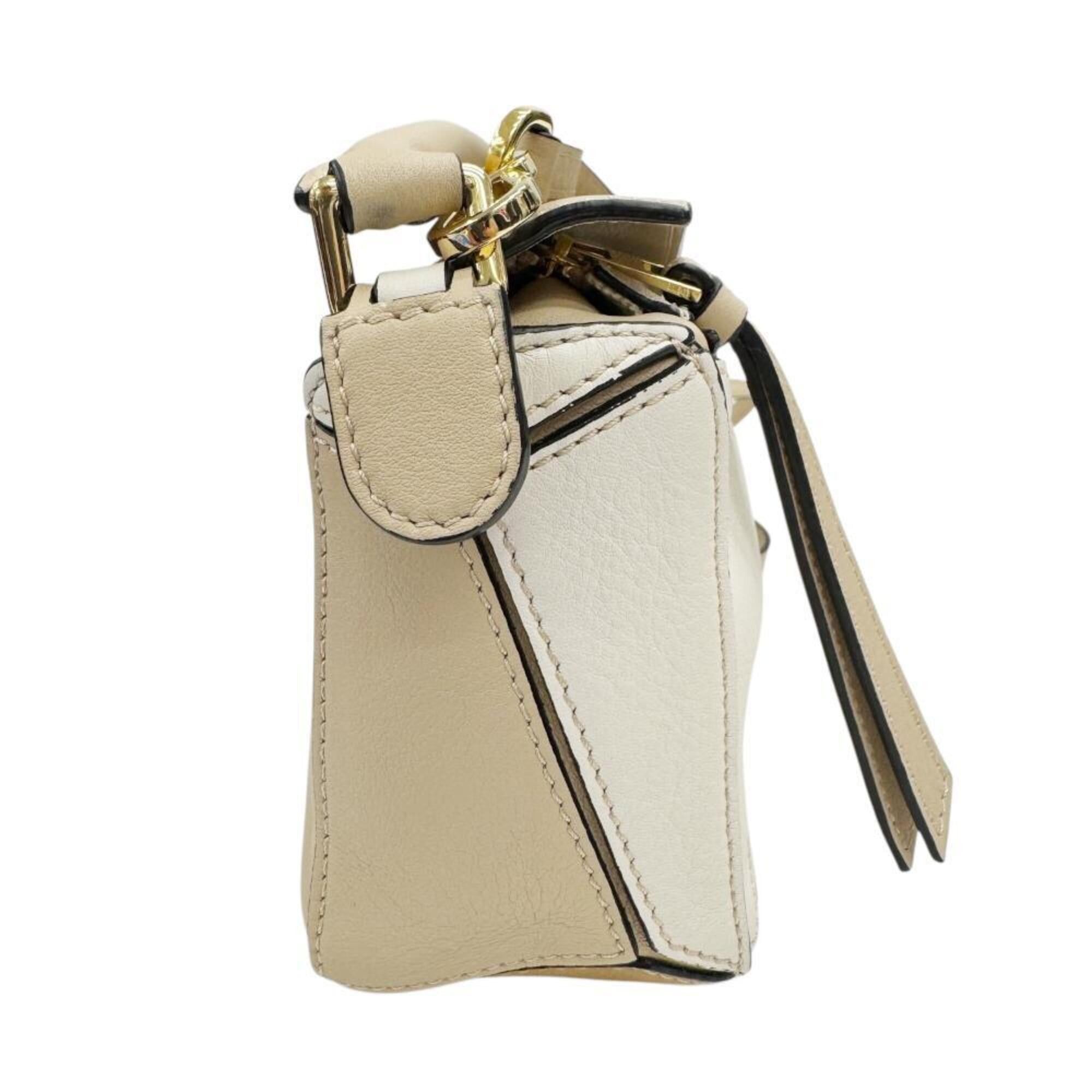 Loewe LOEWE Puzzle Bag Mini Calfskin Shoulder Handbag for Women Size ONE SIZE - 3 Thumbnail