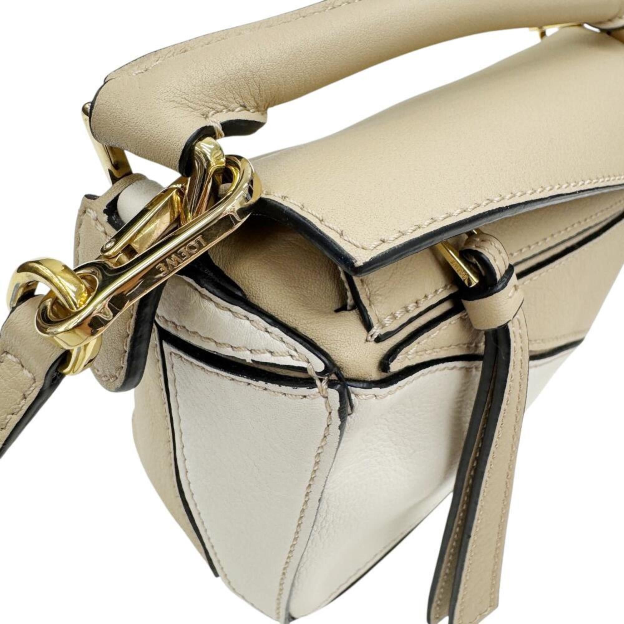 Loewe LOEWE Puzzle Bag Mini Calfskin Shoulder Handbag for Women Size ONE SIZE - 11 Thumbnail