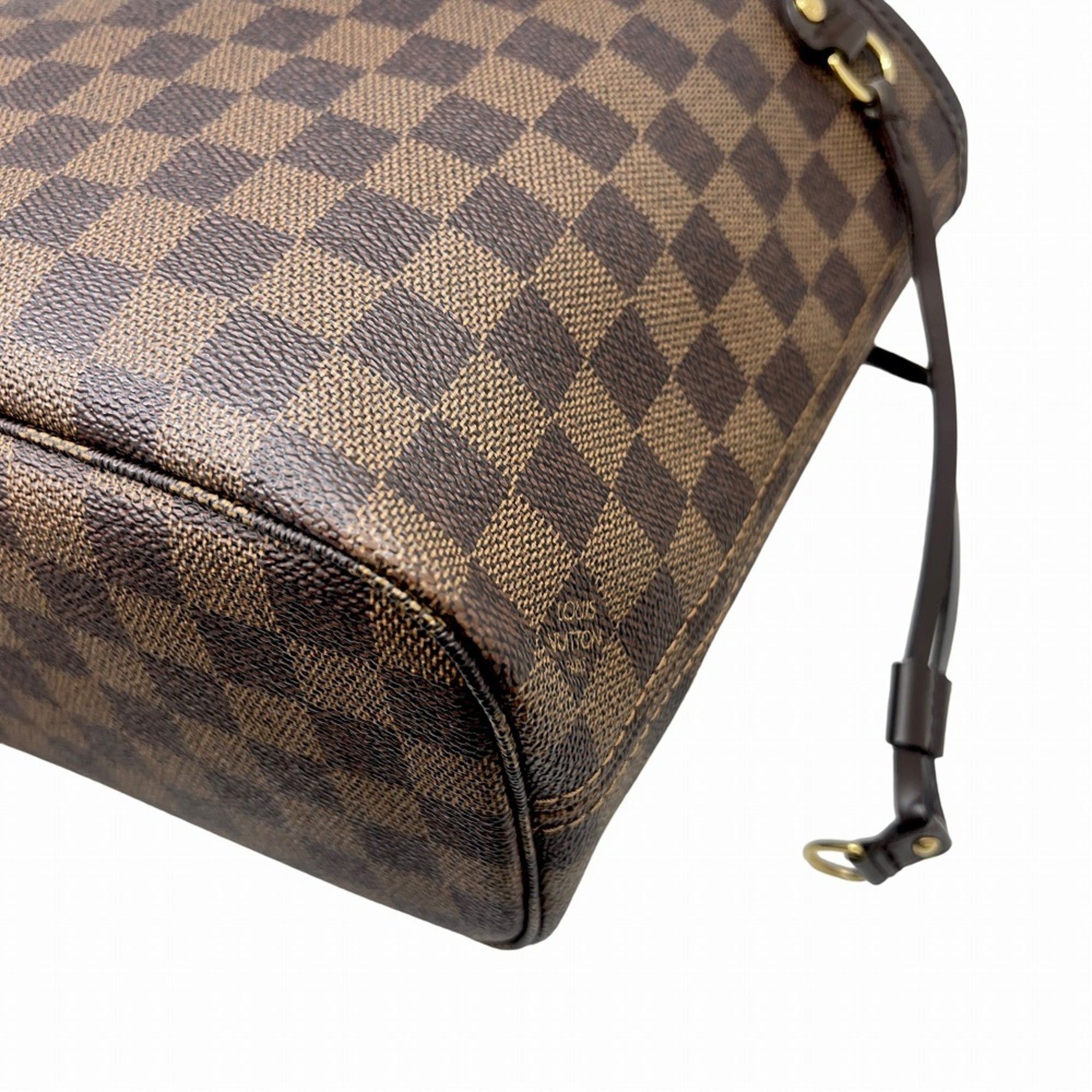 Louis Vuitton LOUIS VUITTON Damier Neverfull PM Brown N51109 VI1089 Tote Bag Shoulder Leather Women's Men's Size ONE SIZE - 6 Thumbnail