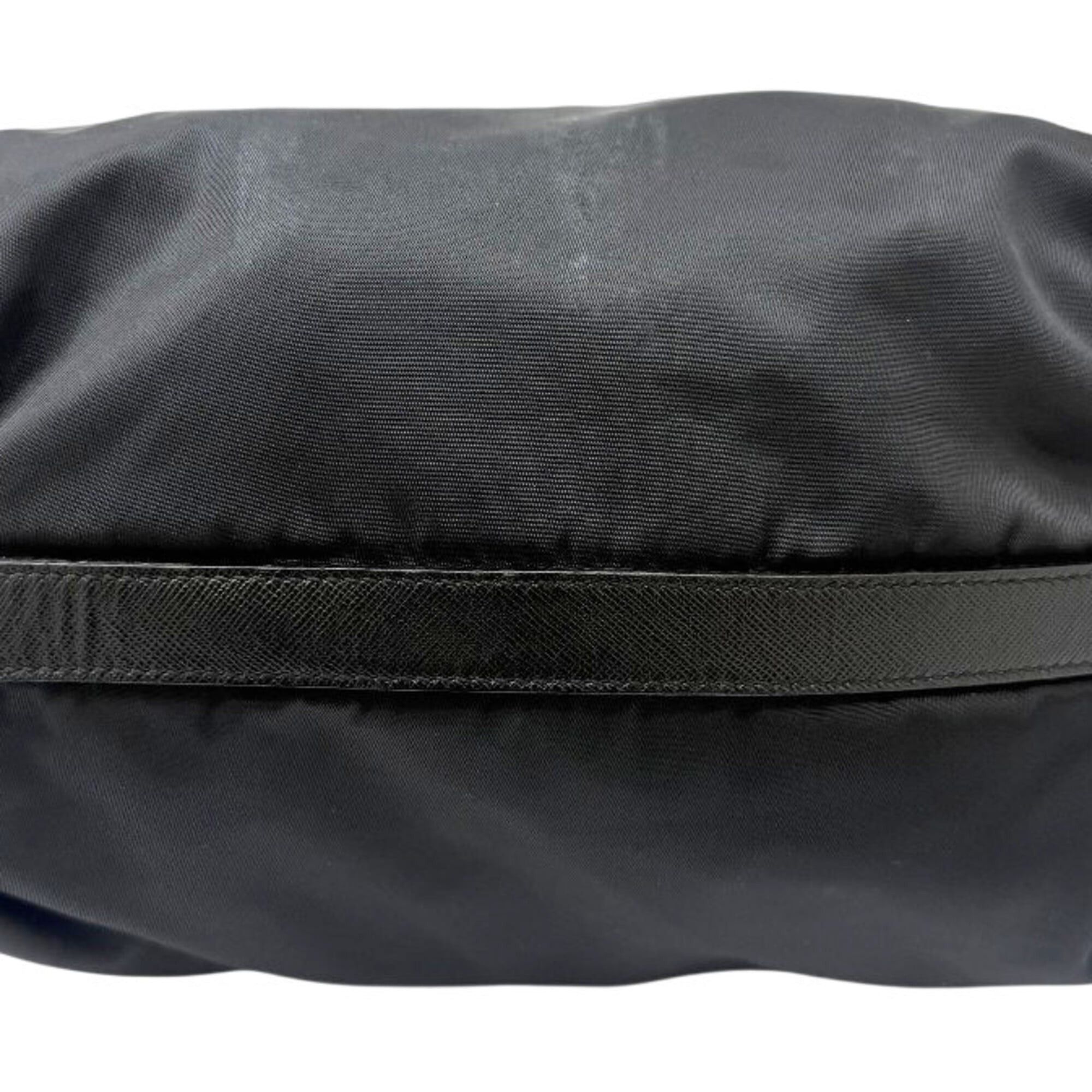 Prada Prada Nylon Black BR3332 Handbag for Women and Men Size ONE SIZE - 6 Thumbnail