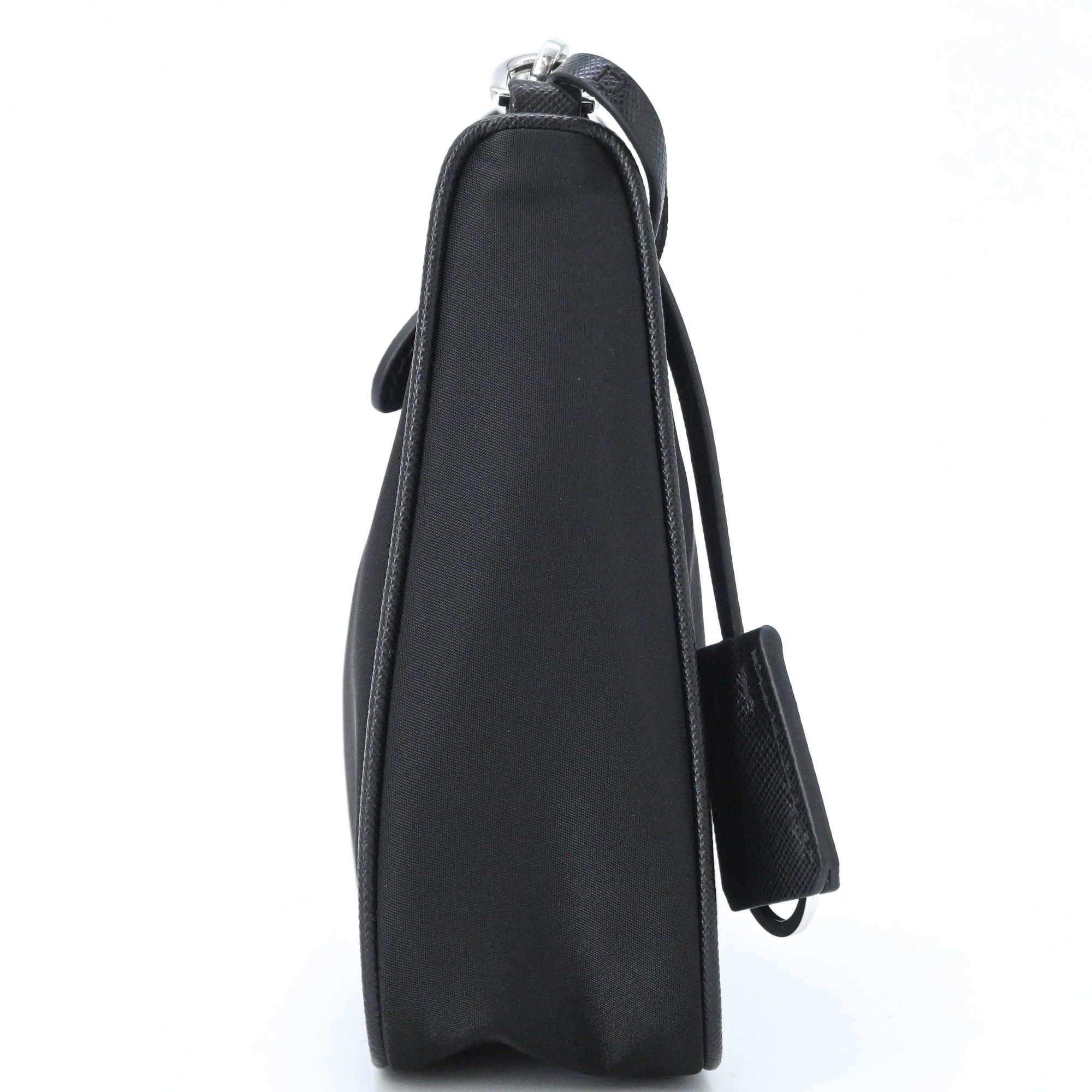 Prada PRADA Re-Edition 2005 Nylon Leather Shoulder Handbag for Women, Black Size ONE SIZE - 4 Thumbnail