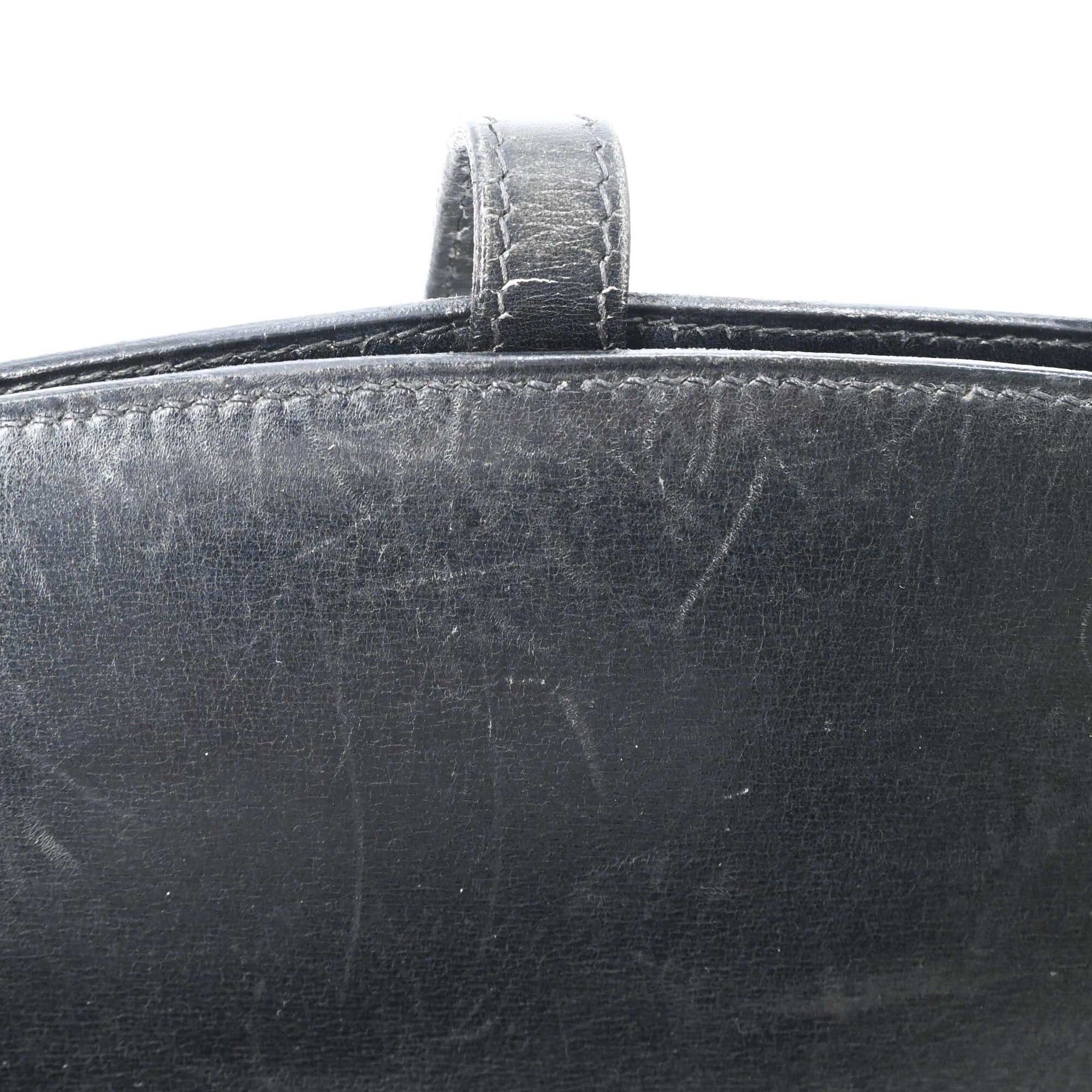 Hermes Hermes Dalvie MM Handbag Box Calf Leather Women's Black □E Stamp Size ONE SIZE - 11 Thumbnail