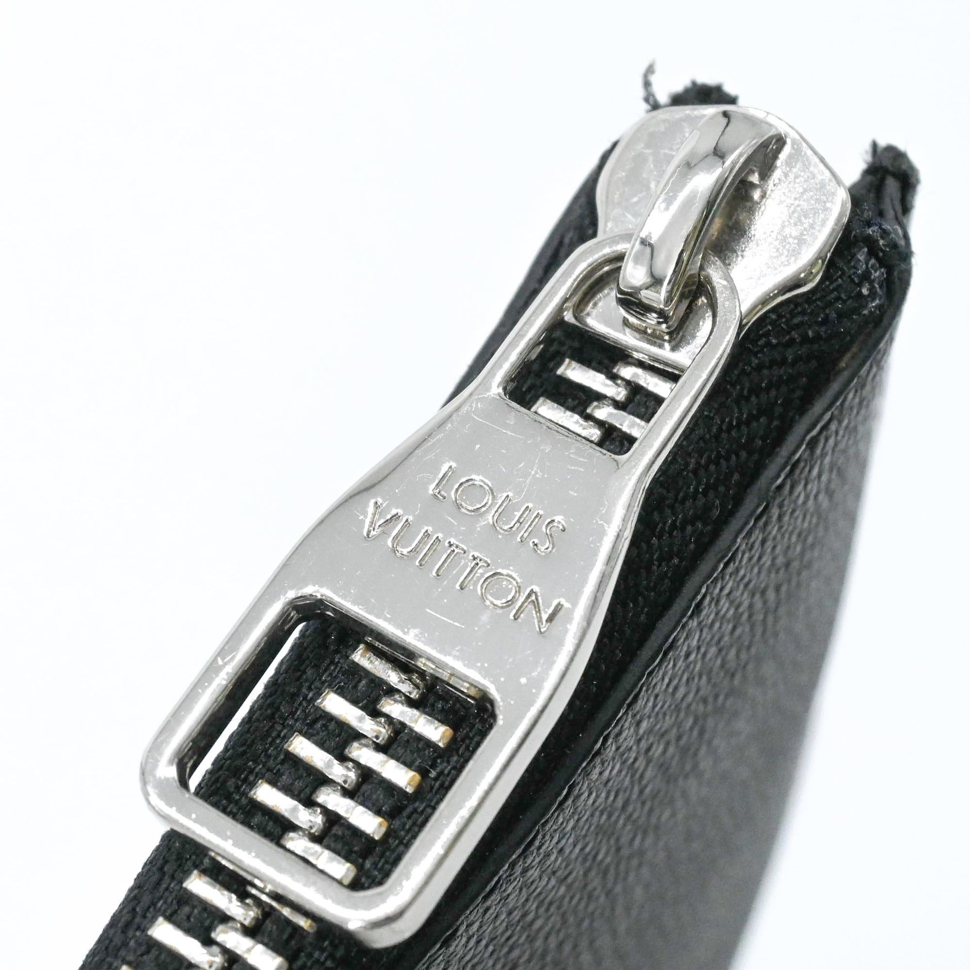 Louis Vuitton LOUIS VUITTON Pochette Jour GM Taurillon Leather Clutch Bag LV Black M67747 Size ONE SIZE - 9 Thumbnail