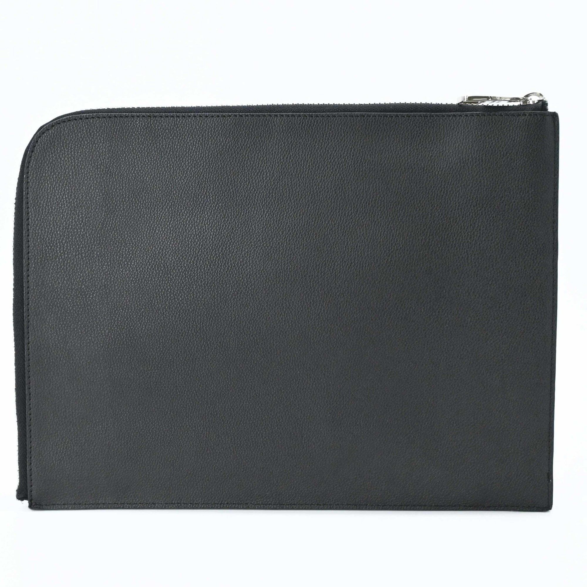 Louis Vuitton LOUIS VUITTON Pochette Jour GM Taurillon Leather Clutch Bag LV Black M67747 Size ONE SIZE - 2 Thumbnail